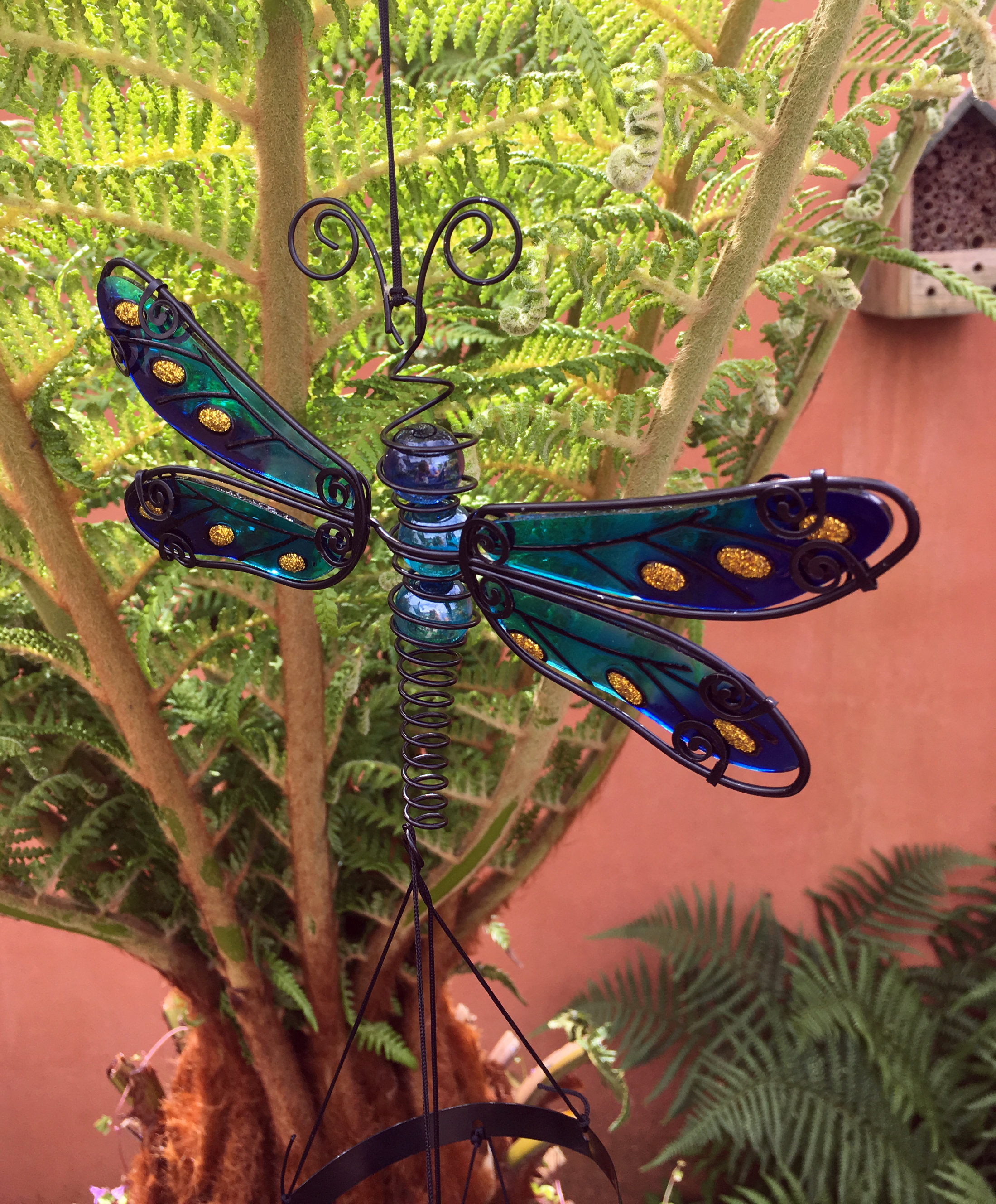 Large Metal & Glass Hanging Sun Catcher / Wind Chime Home Garden Decorations - Picture 58 of 94