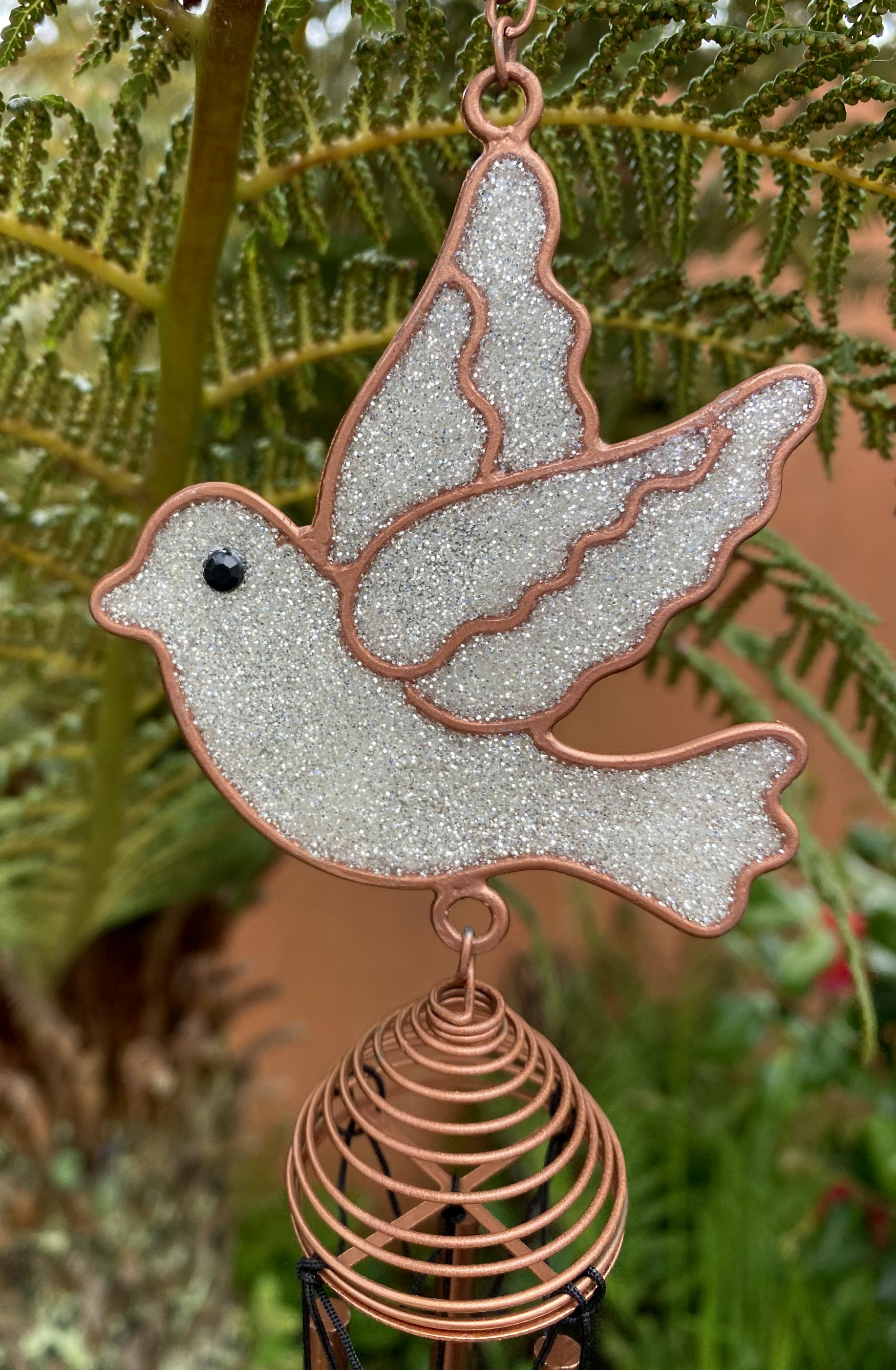Large Metal & Glass Hanging Sun Catcher / Wind Chime Home Garden Decorations - Picture 29 of 94