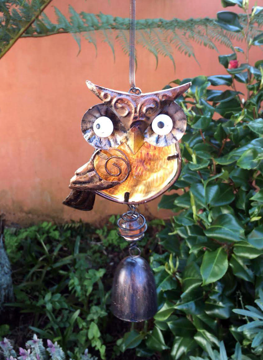 Large Metal & Glass Hanging Sun Catcher / Wind Chime Home Garden Decorations - Picture 38 of 94
