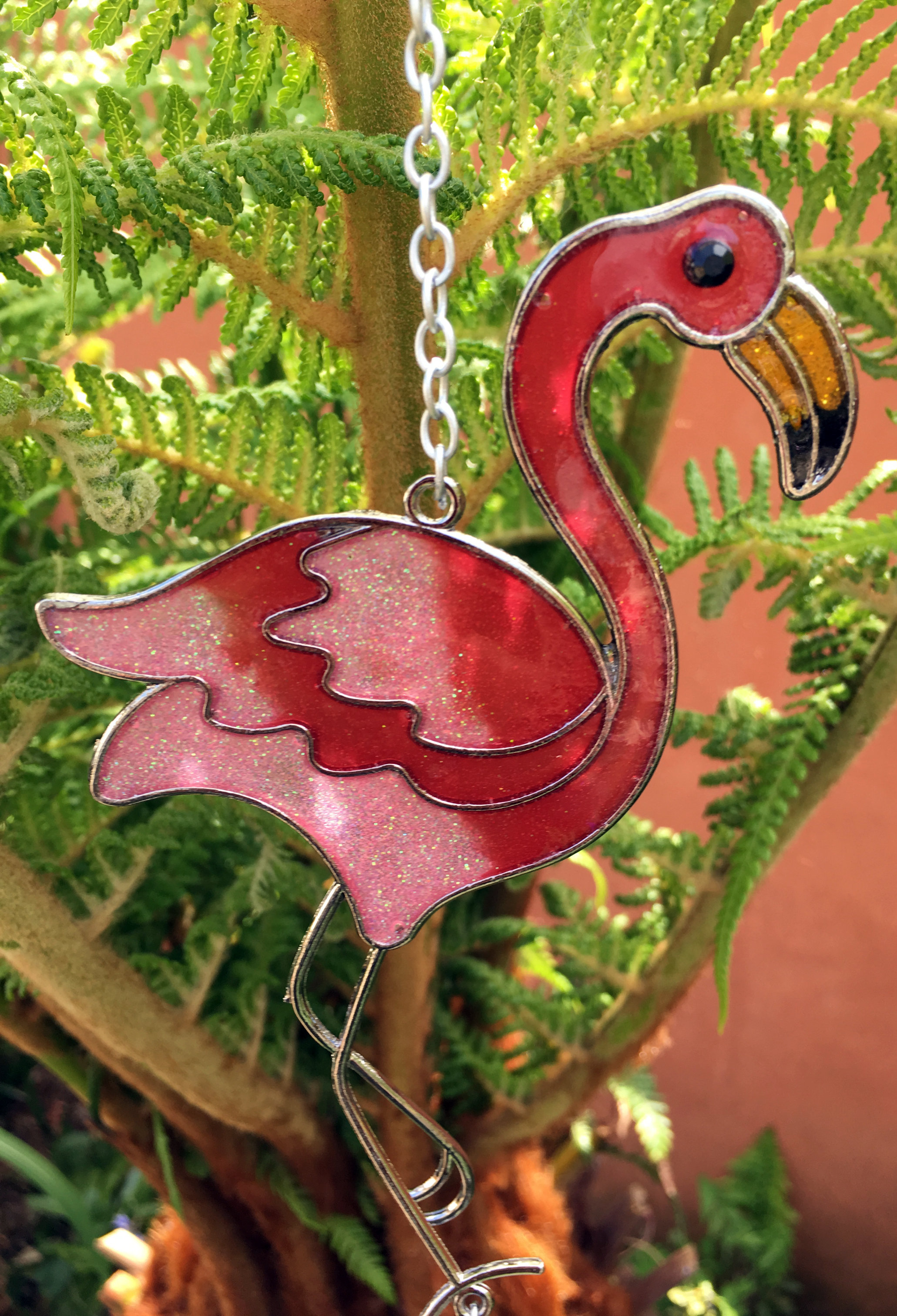 Large Metal & Glass Hanging Sun Catcher / Wind Chime Home Garden Decorations - Picture 41 of 94