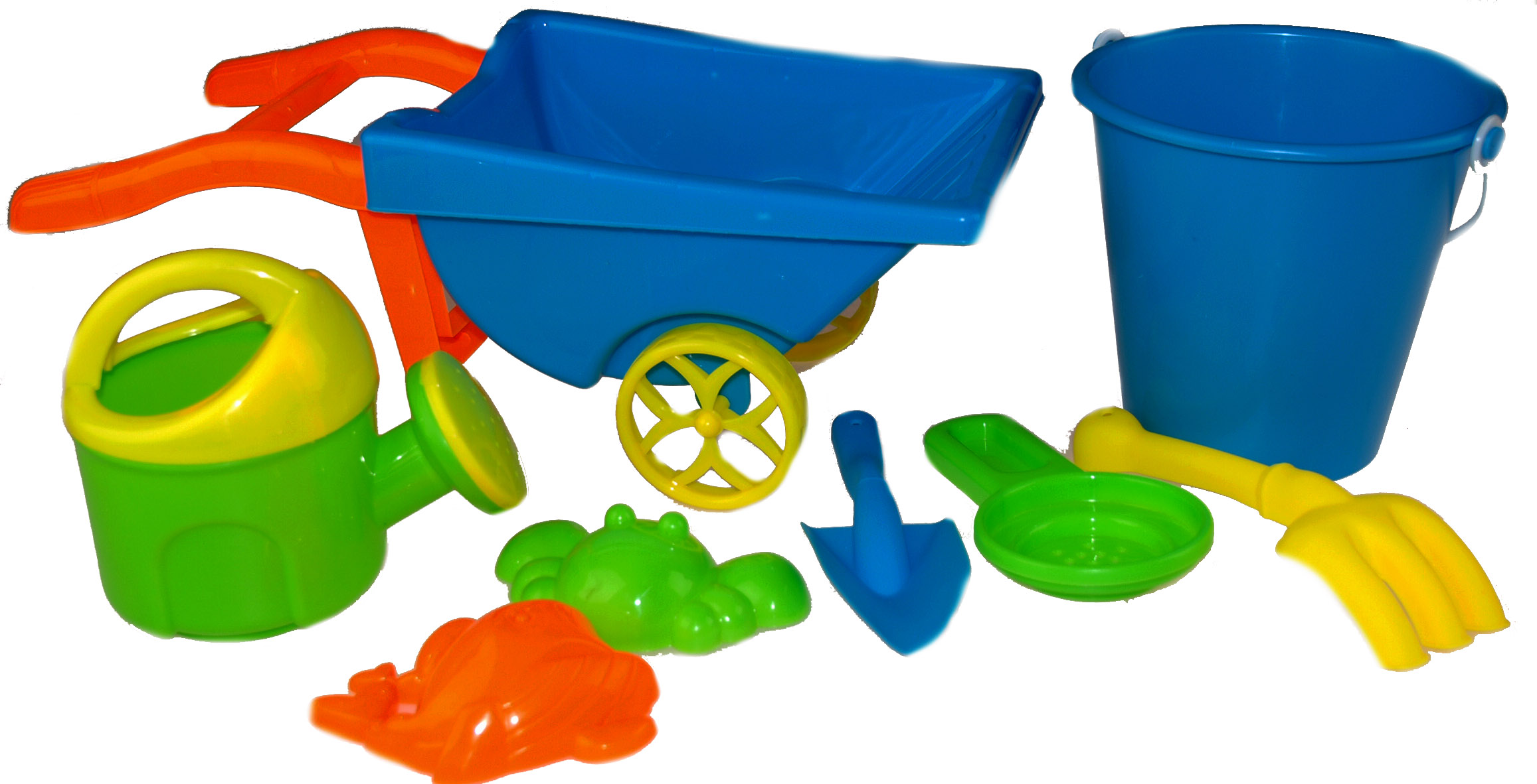Sand and Water Table Garden Sandpit Play Set Toy Watering Can Spade Sand Bucket