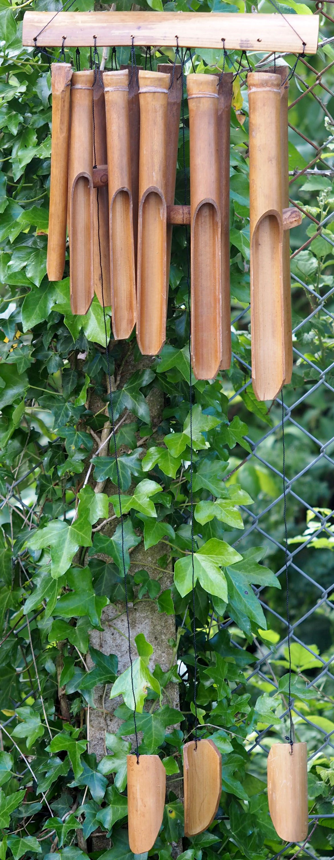 Large Animal Bamboo & Coconut Wind Chimes Dragon, Birds, Owls eBay