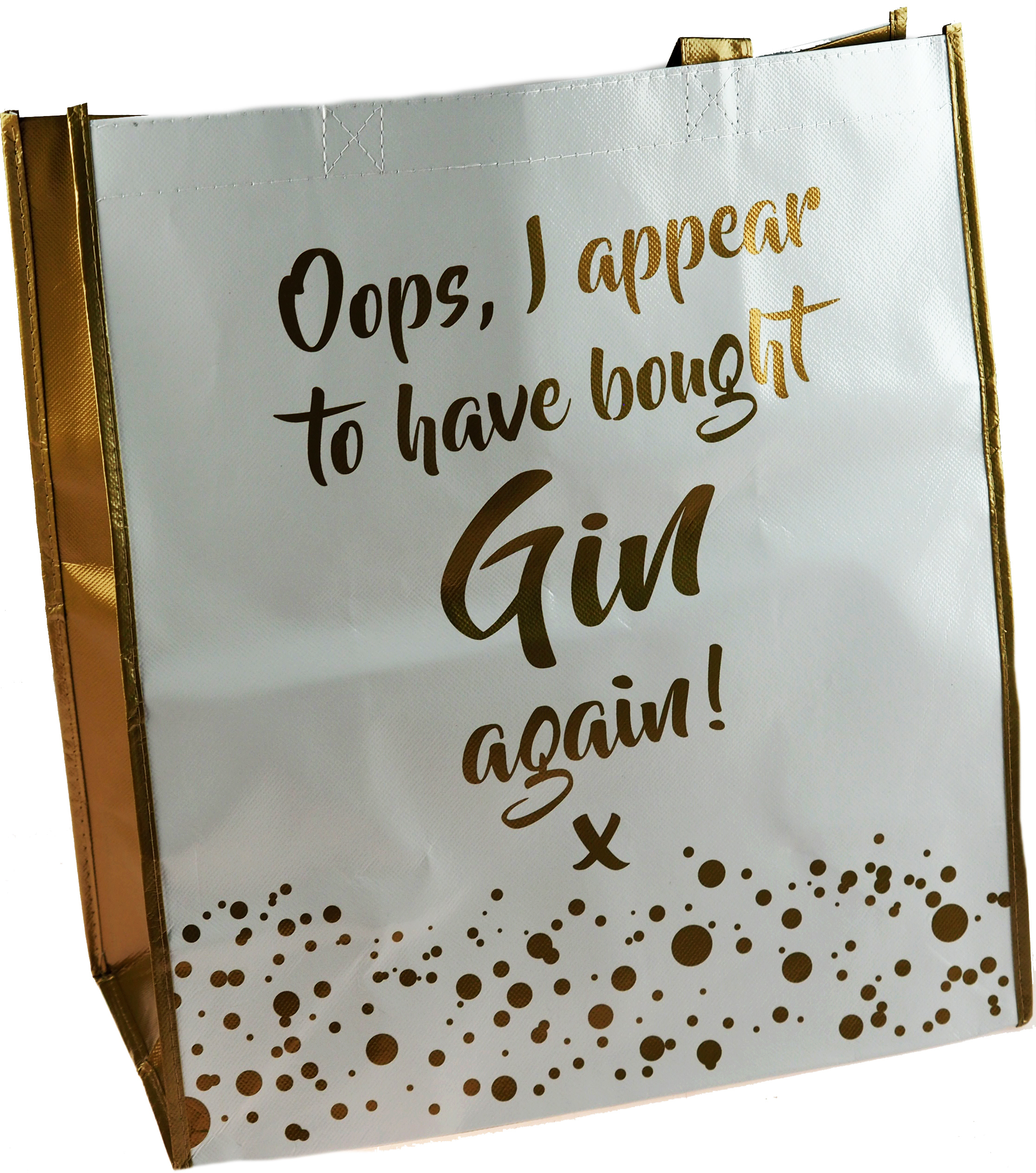 Novelty Fun Shopper Bag - 'Oops, I appear to have bought gin again!'