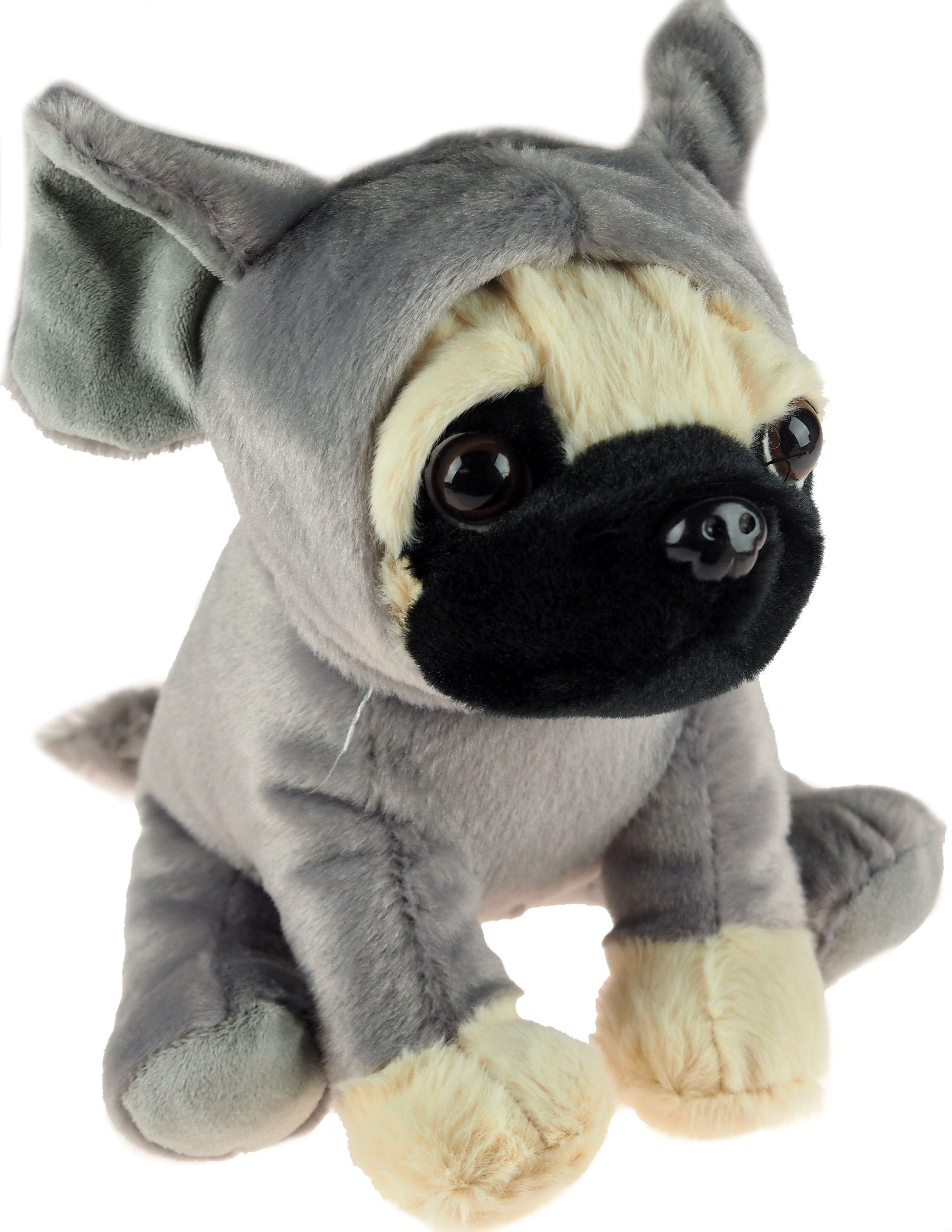 cuddly pug dog toy