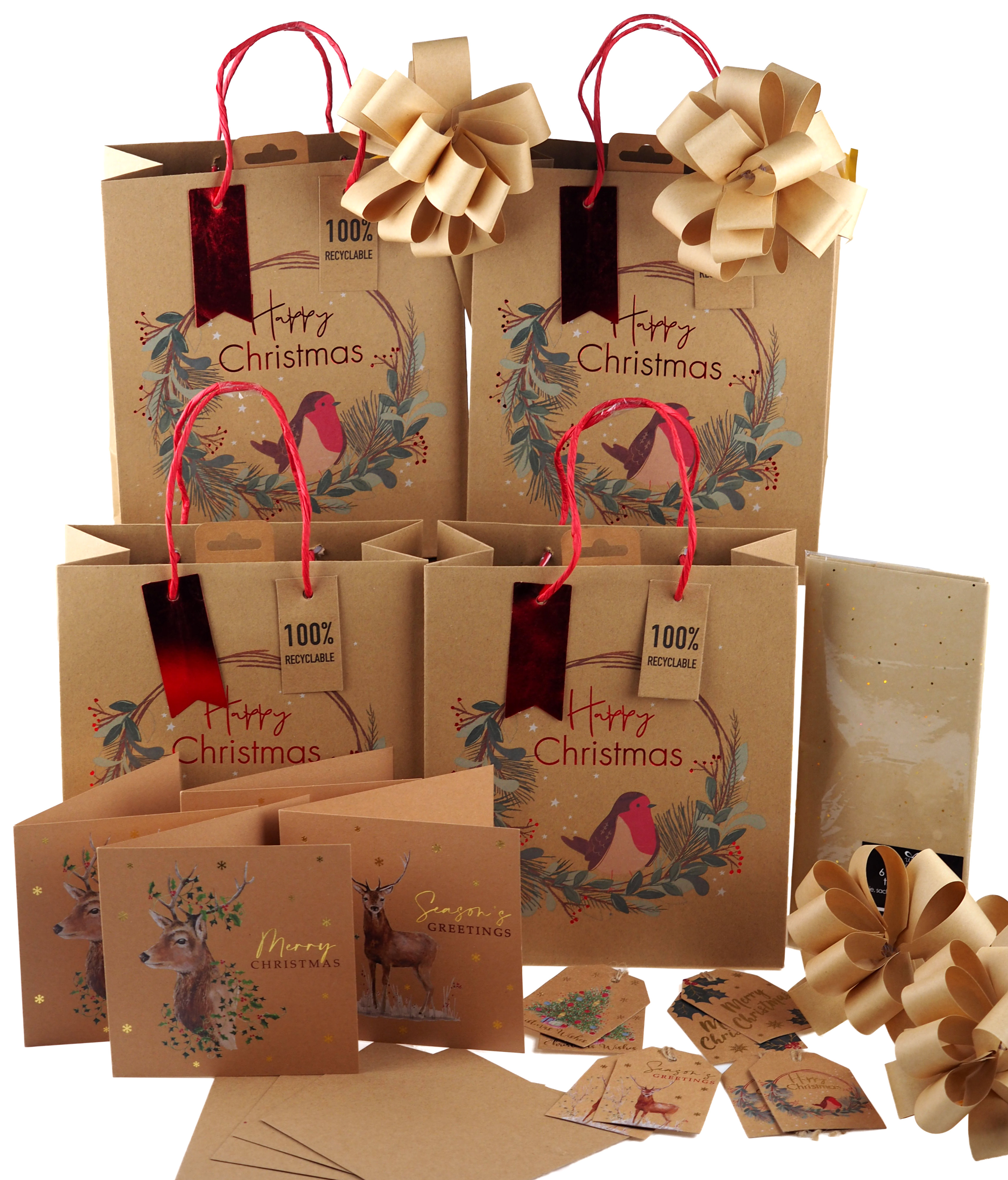 Matching wrapping paper hot sale and gift bags