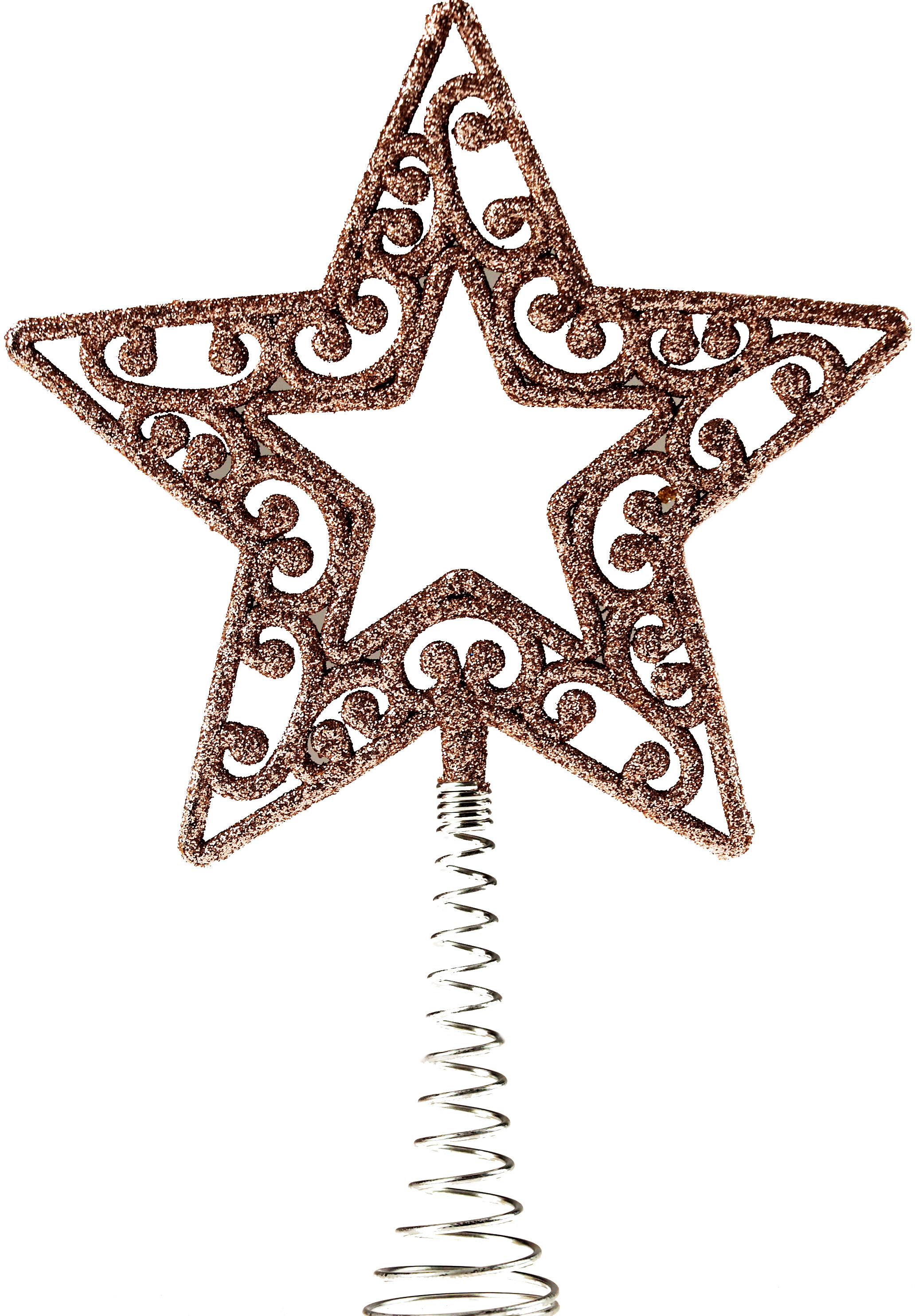 Rose Gold Star 14cm Christmas Tree Topper 5056170331586 eBay