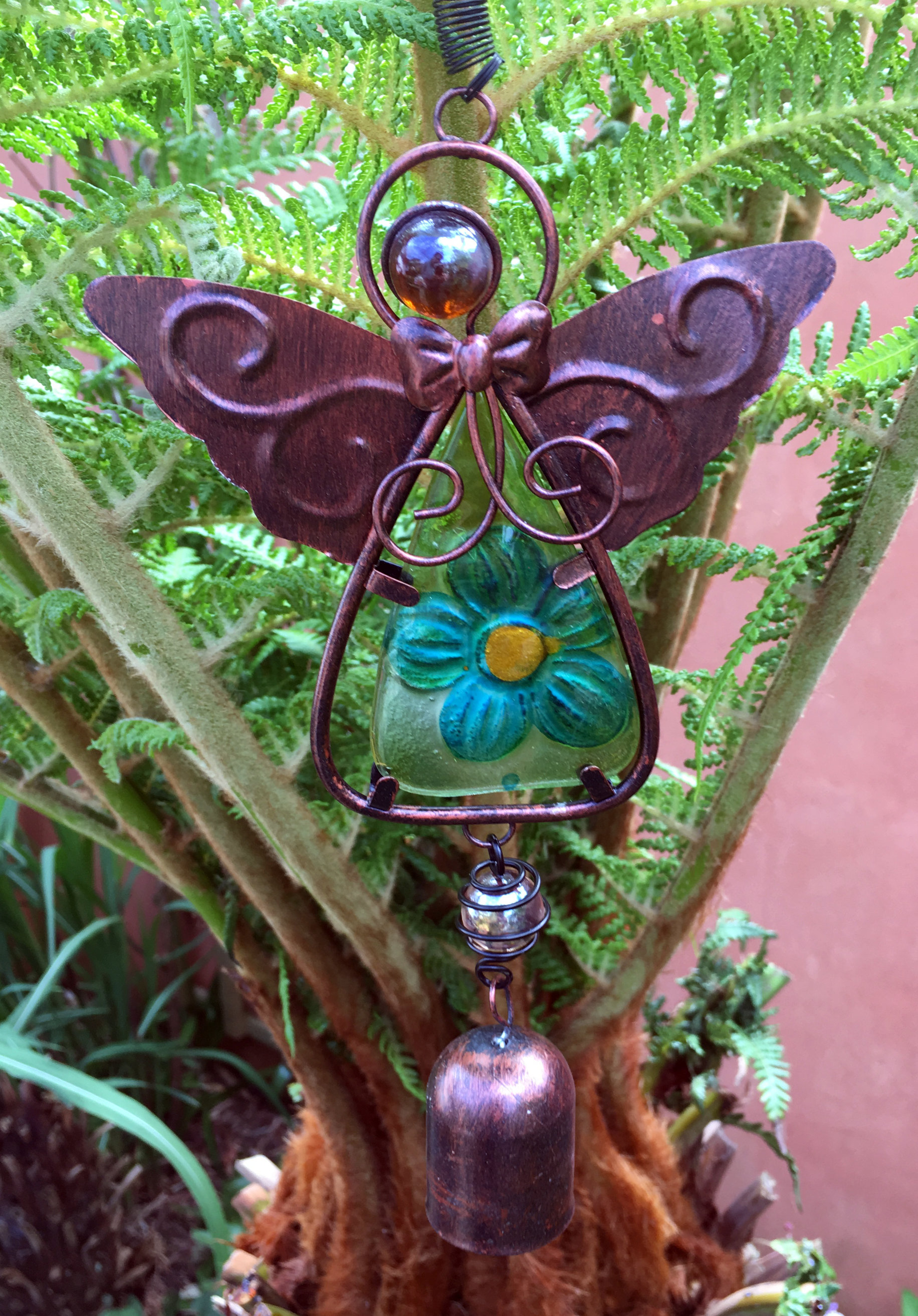 Large Metal & Glass Hanging Sun Catcher / Wind Chime Home Garden Decorations - Picture 64 of 94