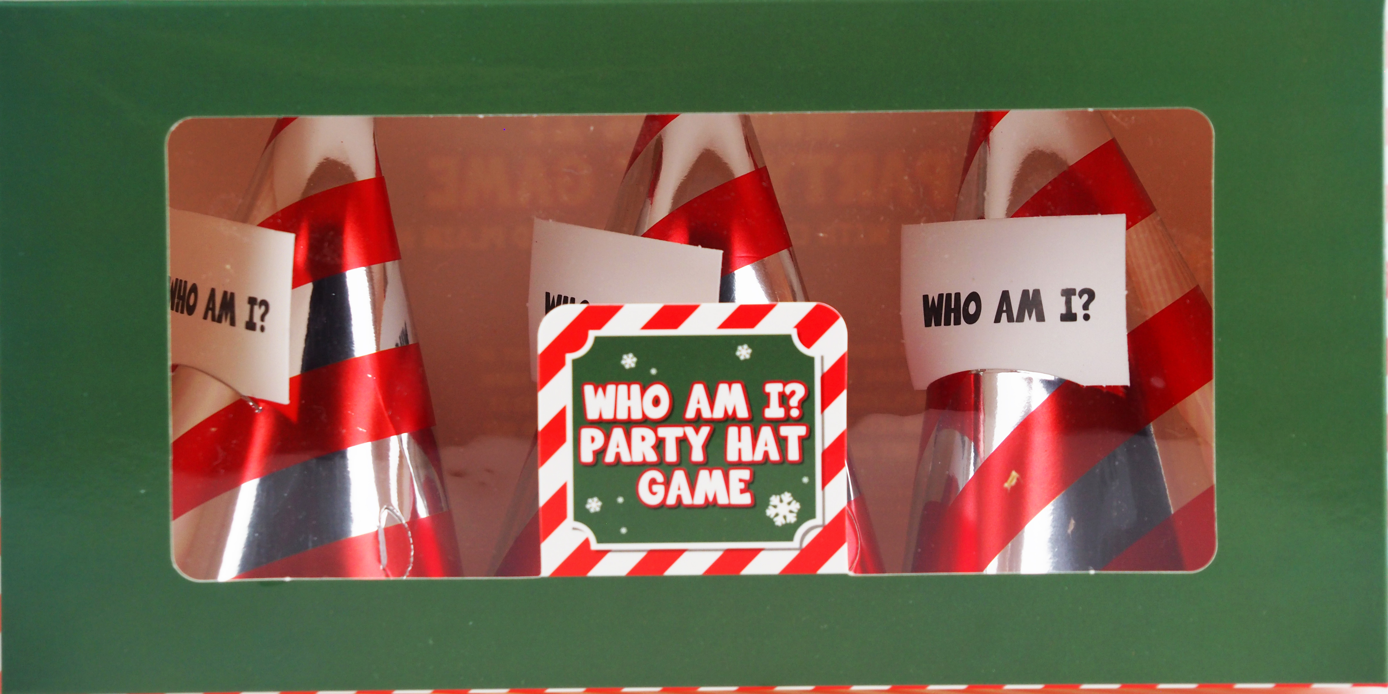 Who Am I? Christmas Party Hat Game