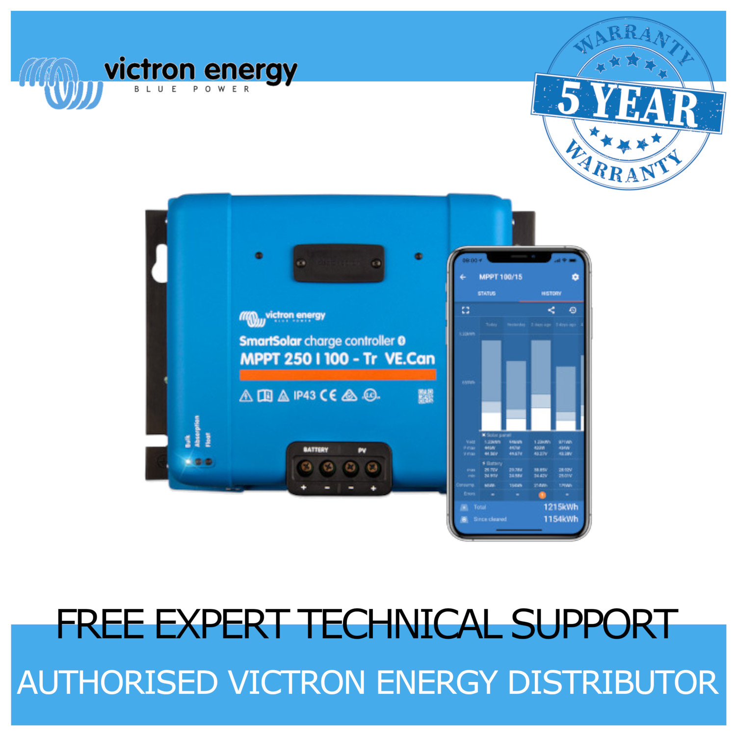 Victron Modified Lynx Power In Distribution Kit with SmartShunt