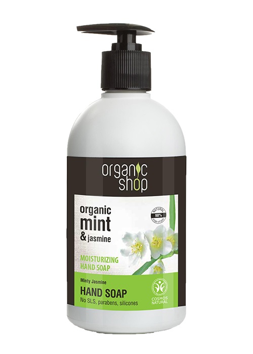 Organic Shop Mint & Jasmine Moisturizing Hand Soap 500ml ...