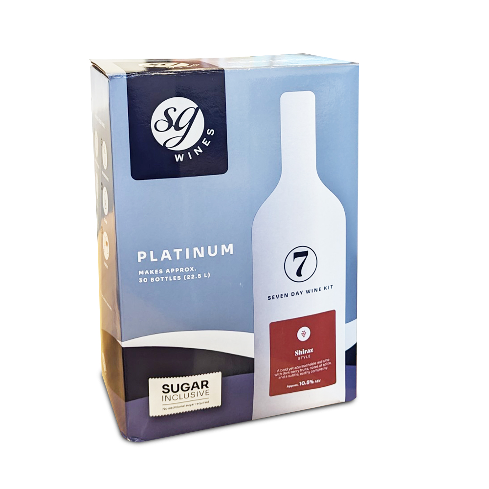 SG Wines 30 Bottle 7 Day Wine Kits
