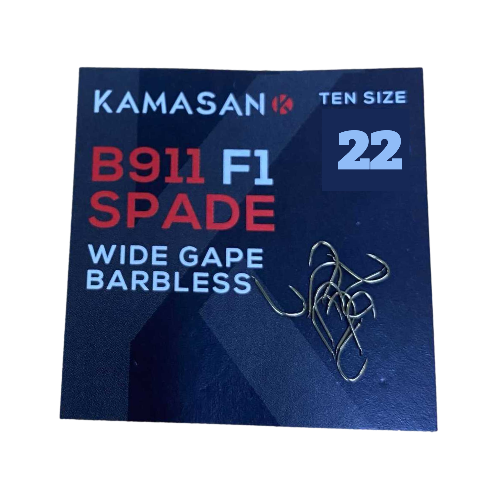 ALL SIZES FREE P&P KAMASAN B911 EYED WIDE GAPE BARBLESS HOOKS RRP £1.90 