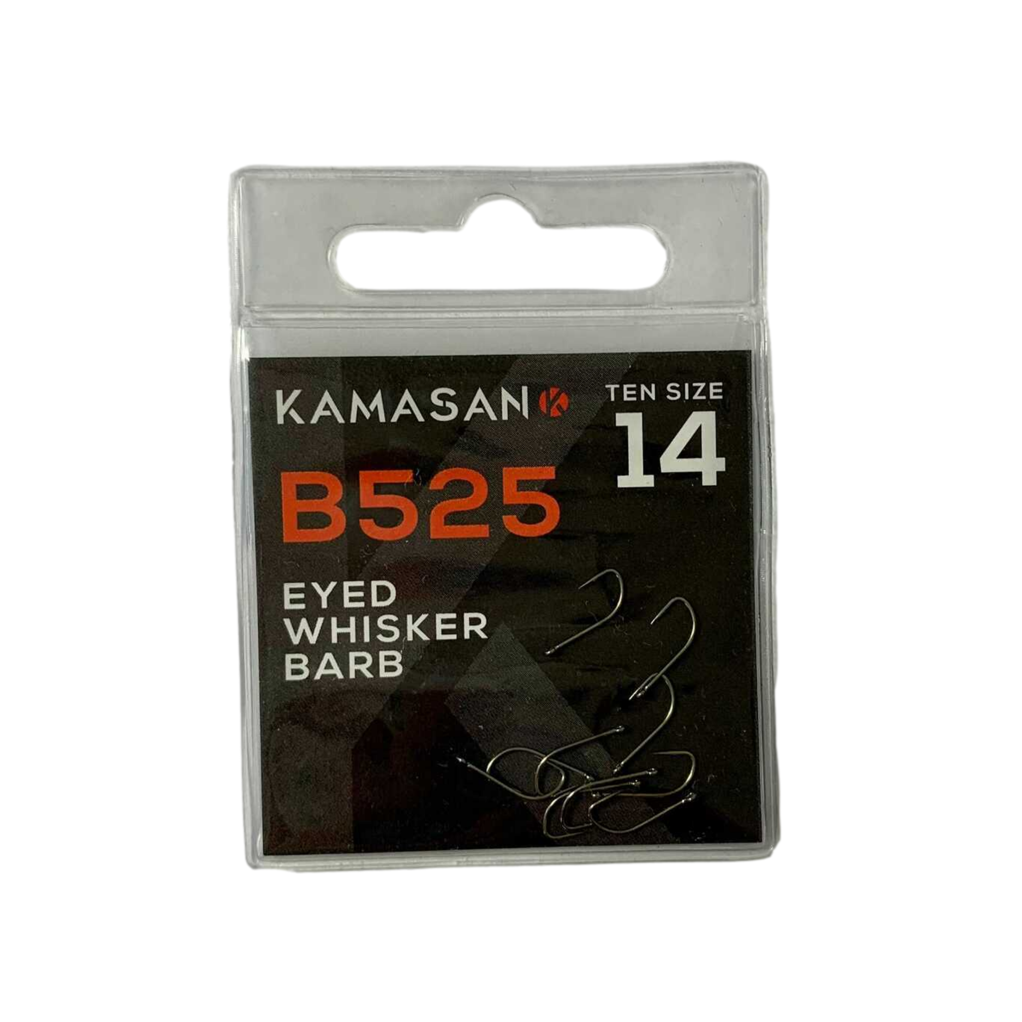 Details about   kamazan B525 eyed whisker barb size 20 10 pack hooks 