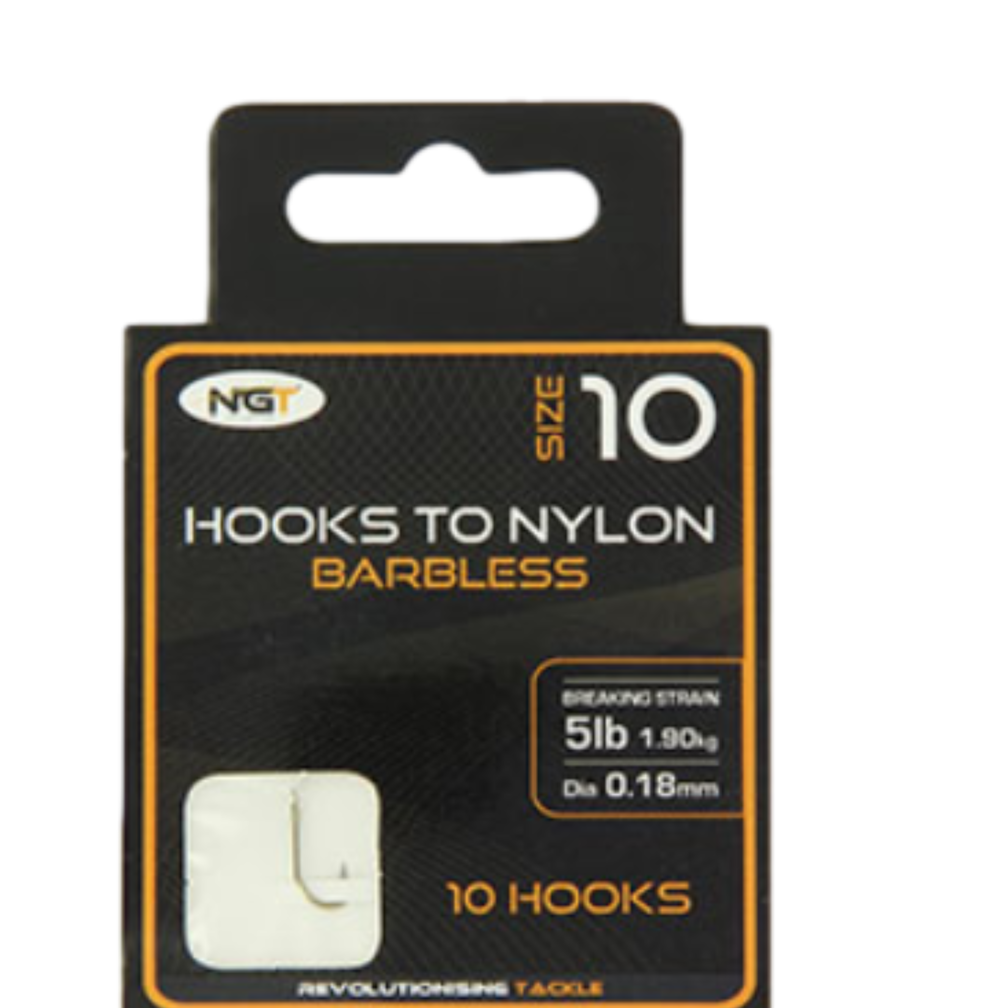 10 Barbless Fishing Hooks To Nylon Sizes 10 14 18 