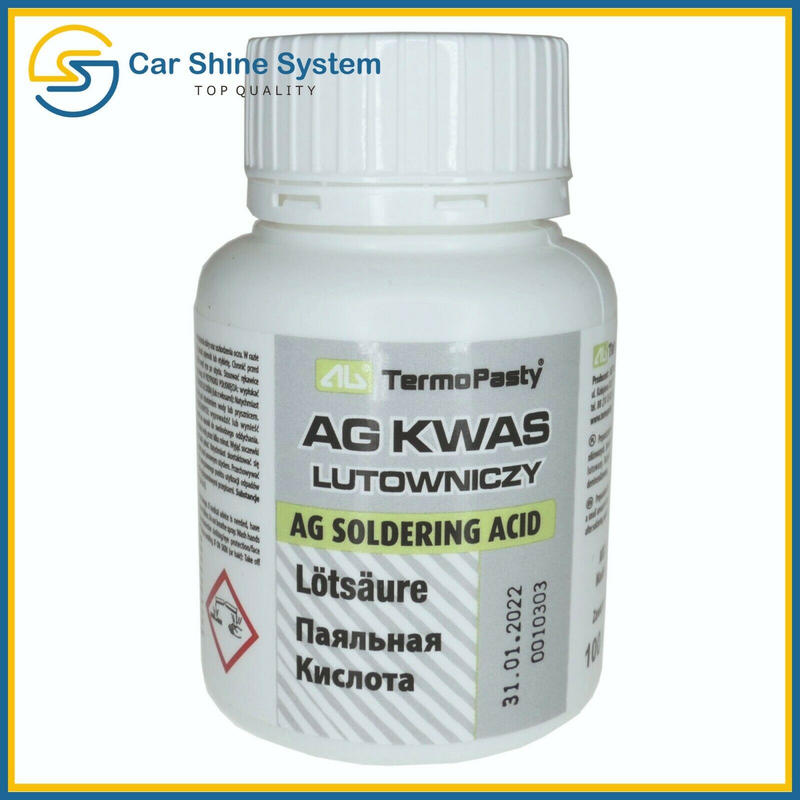 100ml Soldering Acid for difficult to solder surfaces especially for