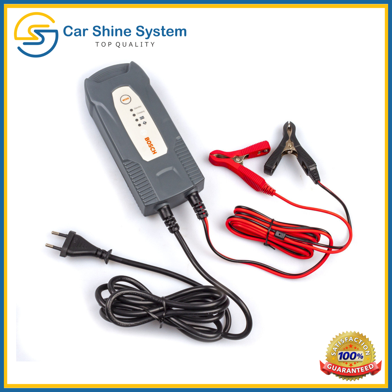 Bosch C1 12v 3.5A Car Battery Charger Van Bike Boat Fully Automatic 5Ah