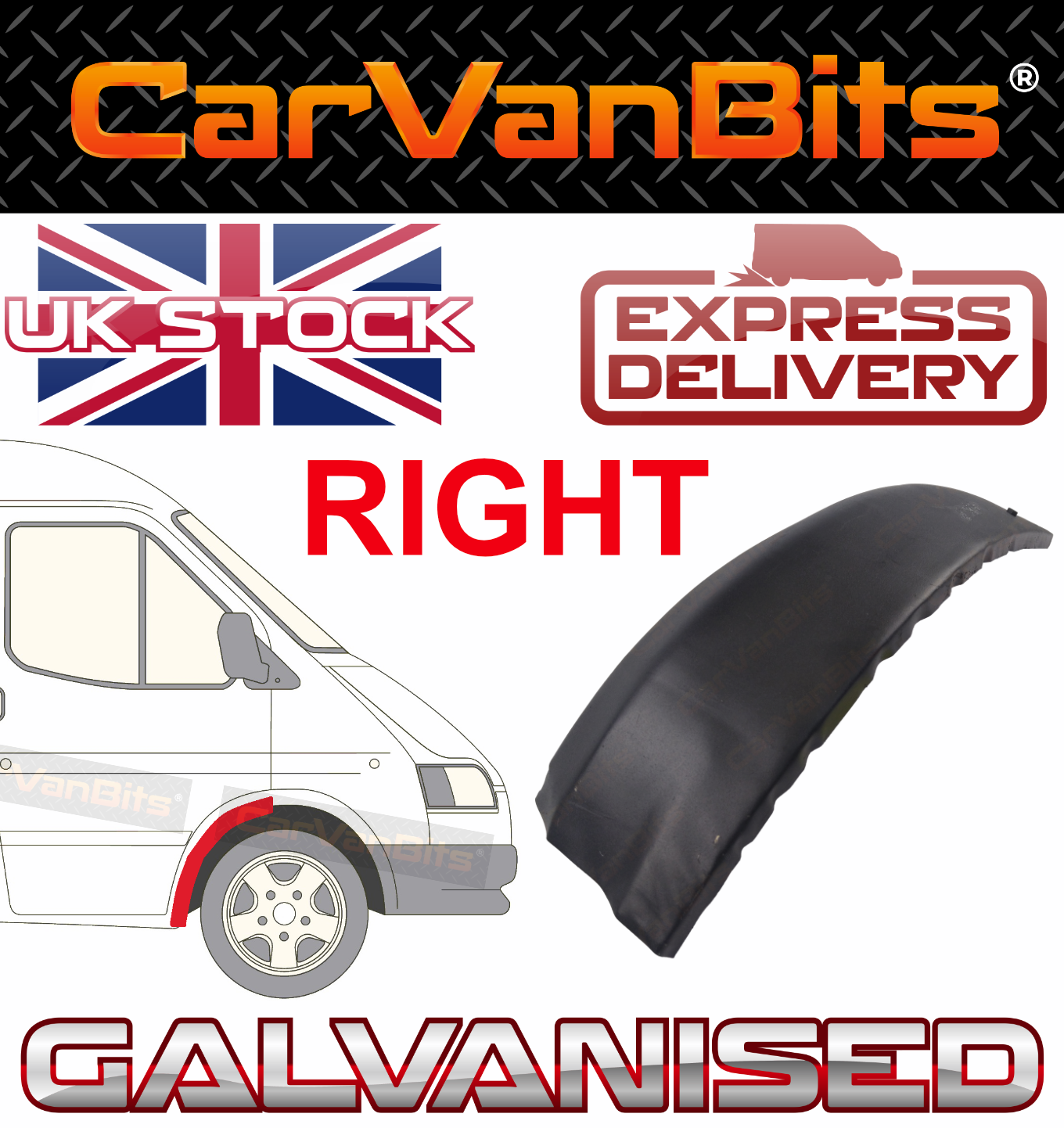 FOR FORD TRANSIT MK4 MK5 91-00 FRONT INNER WHEEL ARCH REPAIR BODY PANEL SILL OS