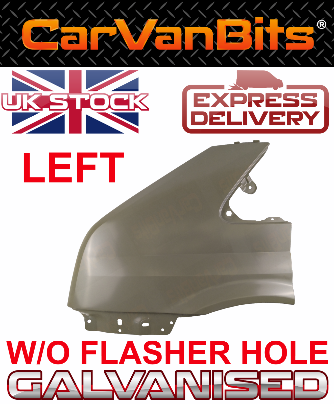 FOR FORD TRANSIT MK7 06-13 FRONT WHEEL ARCH WING FENDER REPAIR PANEL LEFT
