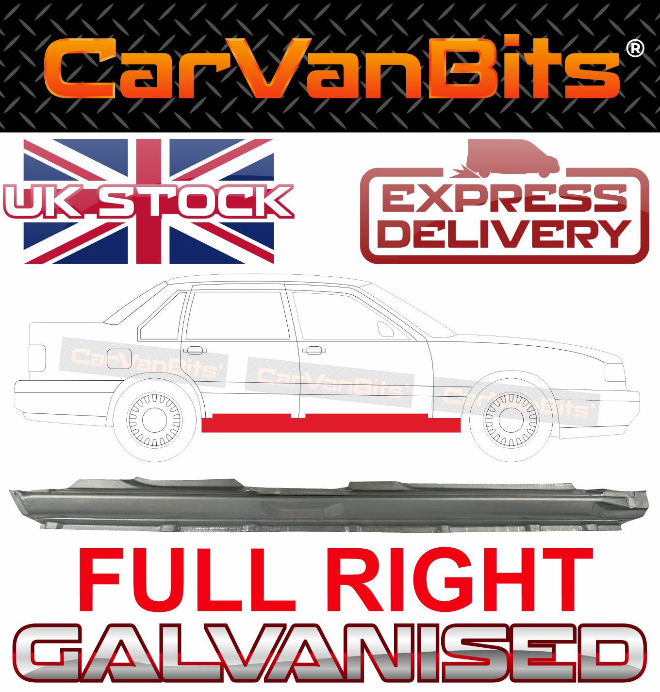 FOR VOLVO S70 C70 96-05 LS LW FULL SILL REPAIR BODY RUST OUTER ROCKER PANEL RIGH