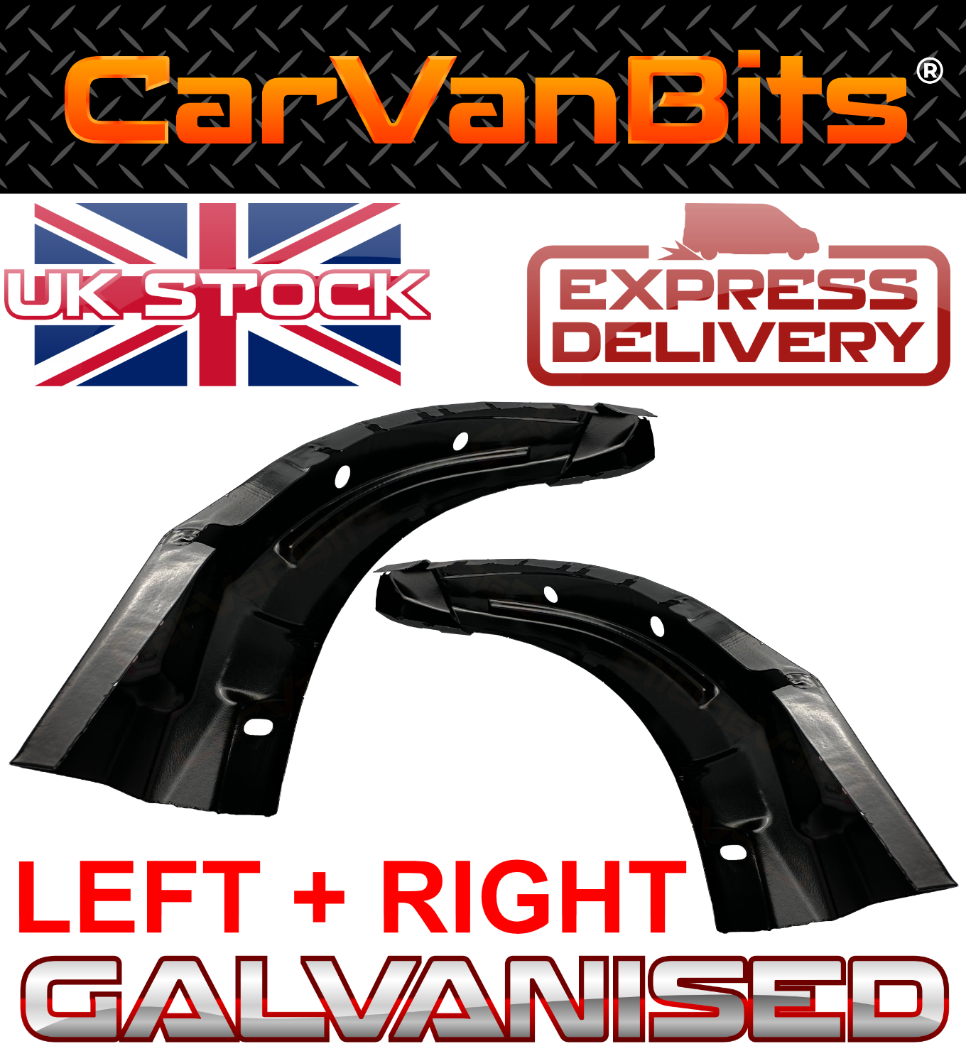 FOR FORD TRANSIT MK6 MK7 00-13 FRONT INNER WHEEL ARCH REPAIR BODY PANEL SILL X2