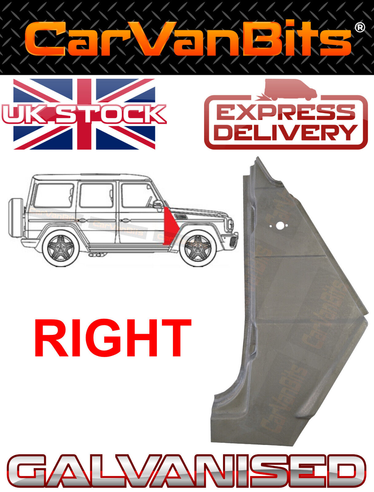 FOR MERCEDES G CLASS W460 W461 W463 79- FRONT WING FENDER REPAIR BODY PANEL RIGH