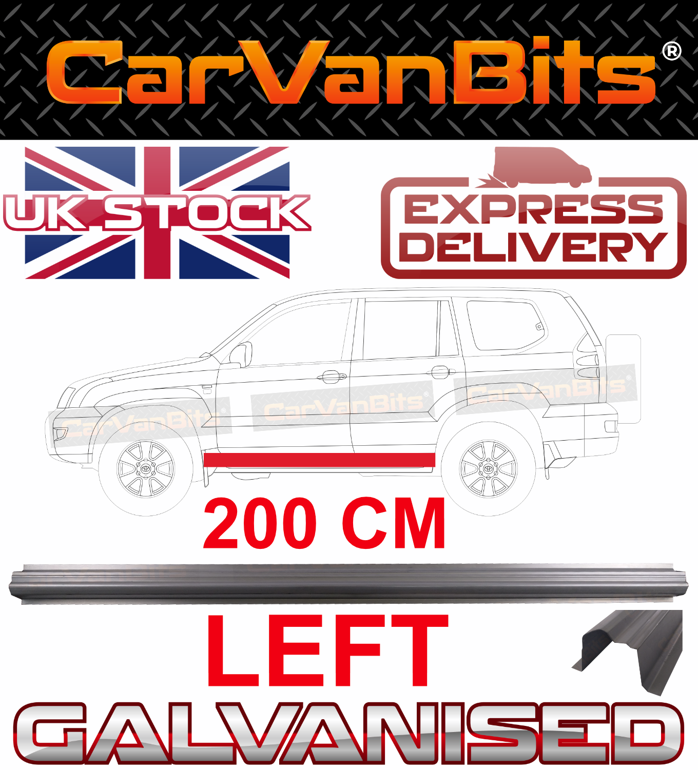 FOR TOYOTA LAND CRUISER FJ120 J120 5D 03-09 SILL REPAIR BODY OUTER PANEL LEFT