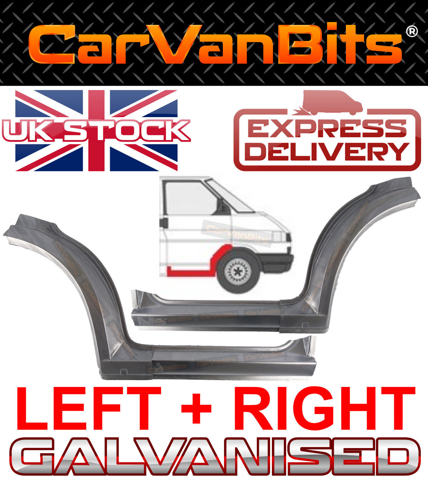 FOR VW TRANSPORTER T4 90-03 FRONT WHEEL ARCH SILL REPAIR PANEL DOOR DOORSTEP 