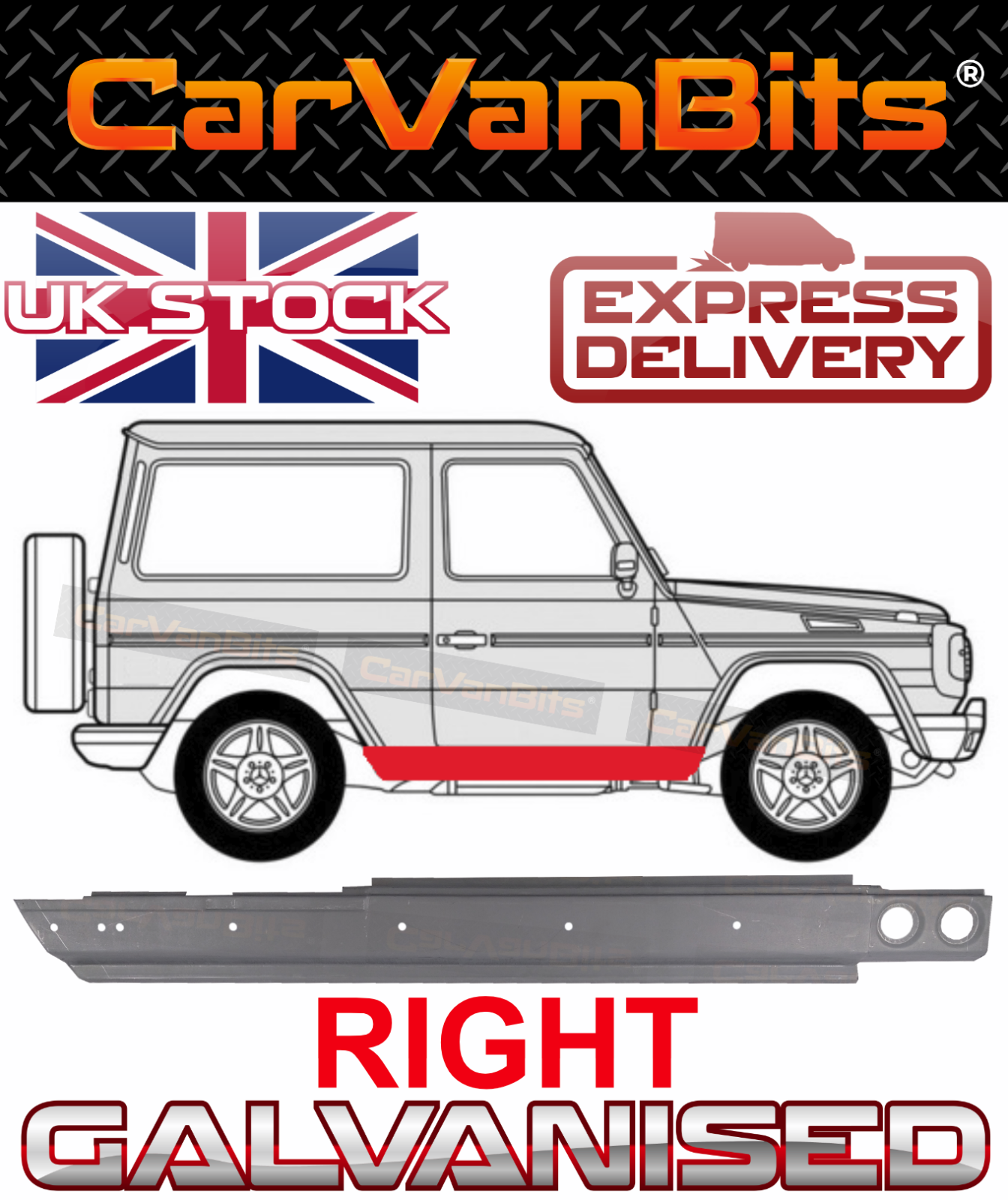 FOR MERCEDES G CLASS W460 W461 W463 79-18 3D FULL SILL REPAIR BODY RUST PANEL OS