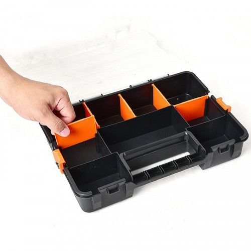 Tactix DIY Tools Parts Assortment Interlocking Storage Case Set - 3 ...