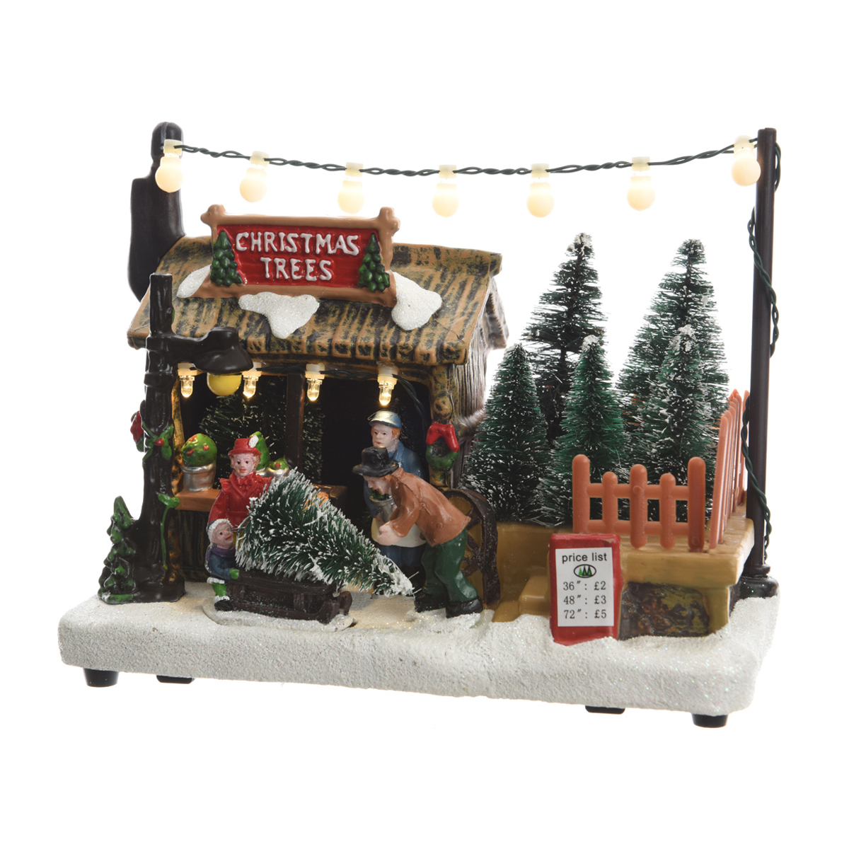 Lumineo Pre-Lit LED Tree Lot Christmas Decoration