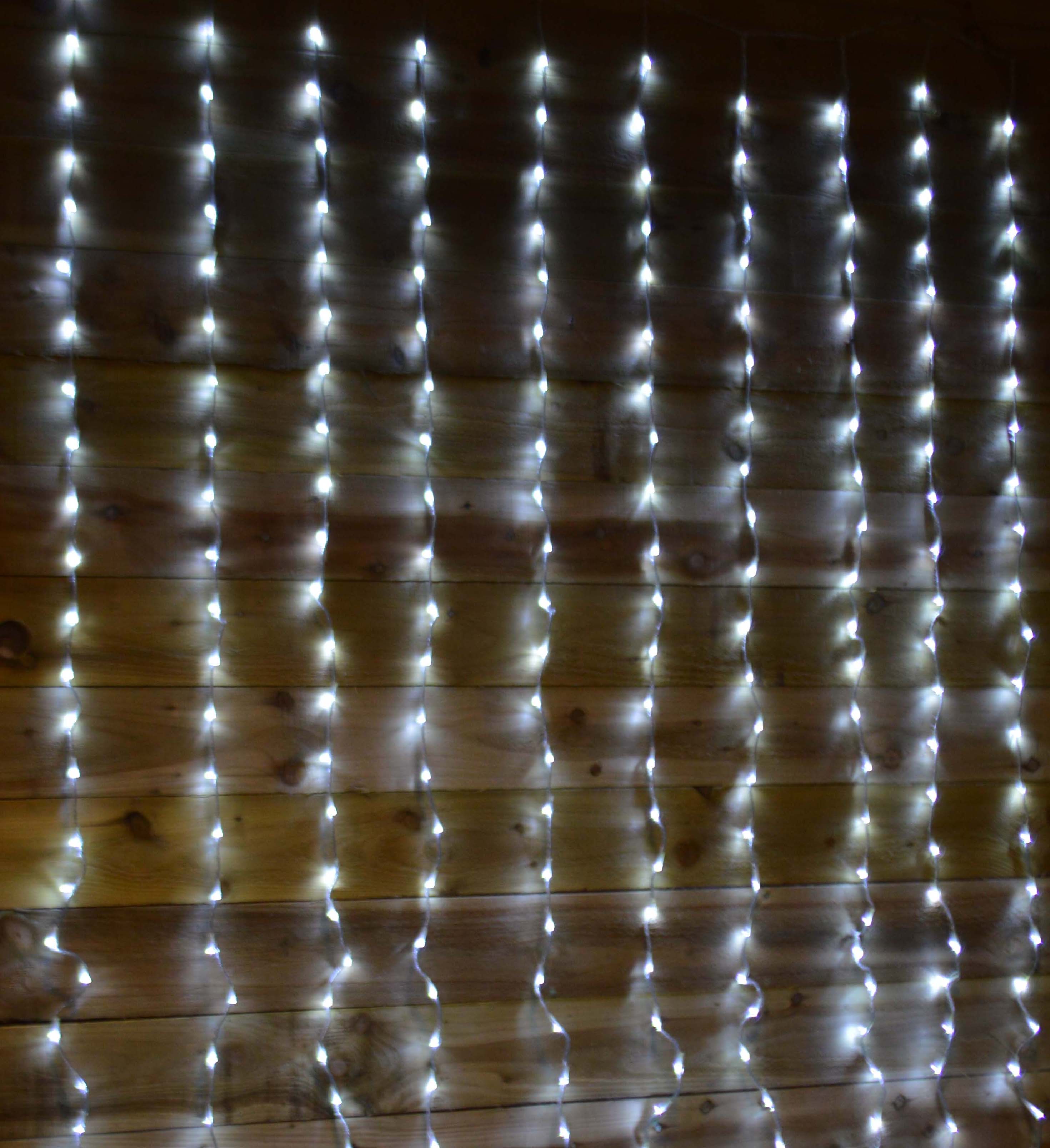 Premier 240 Led 1 5m X 2m Tall Cascading Waterfall Curtain Light Premier 240 Led 1 5m X 2m Tall Cascading Waterfall Curtain Light Cool White
