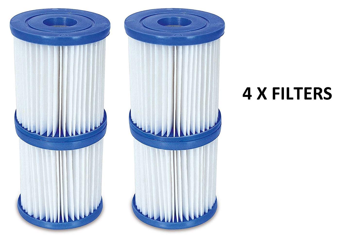 4 x Type I / Type 1 Bestway Pool Filter Cartridge (8x9cm) 5060187570630