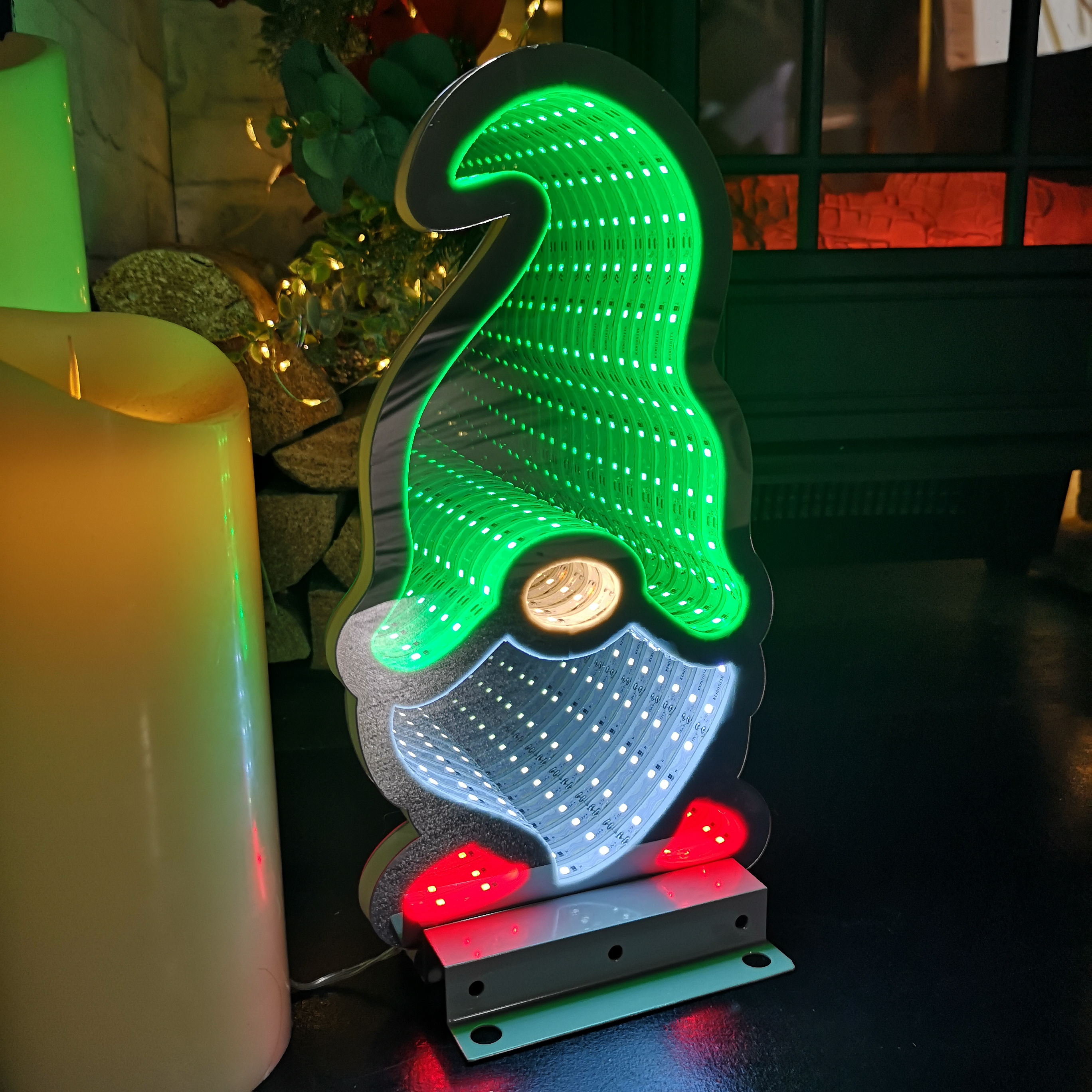 Choice of 32 Designs of LED Light Up Christmas Infinity Light Decorations - Picture 22 of 32