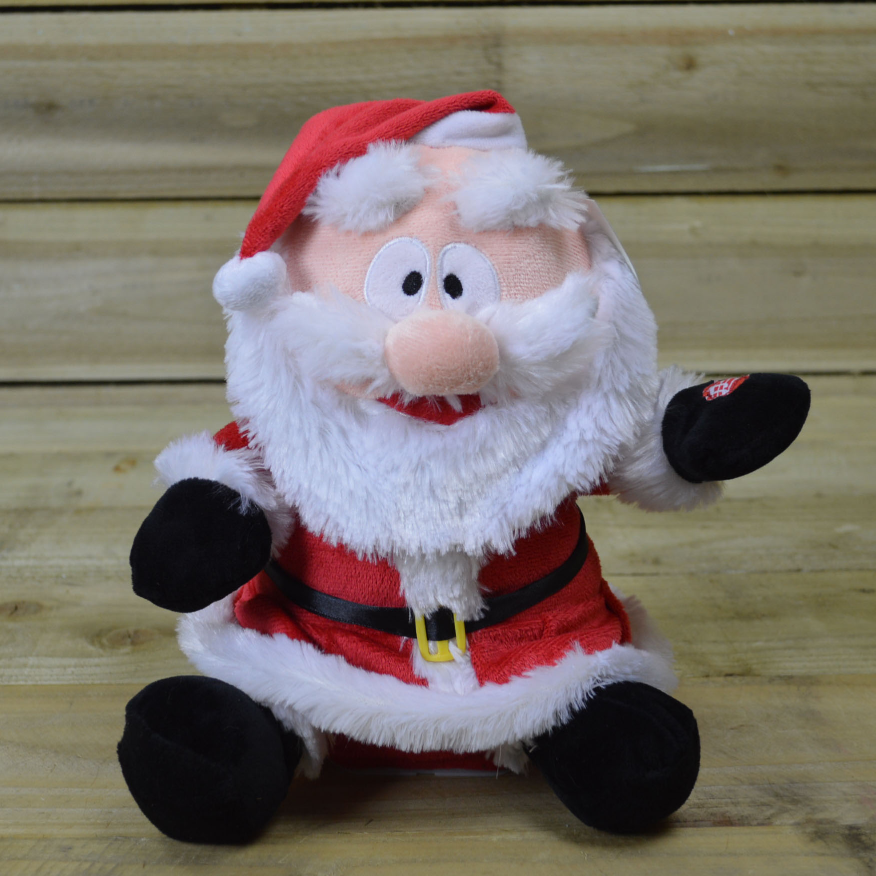 27cm Tall Animated Santa With Moving Eyebrows Christmas Music 27cm Tall Animated Santa With Moving