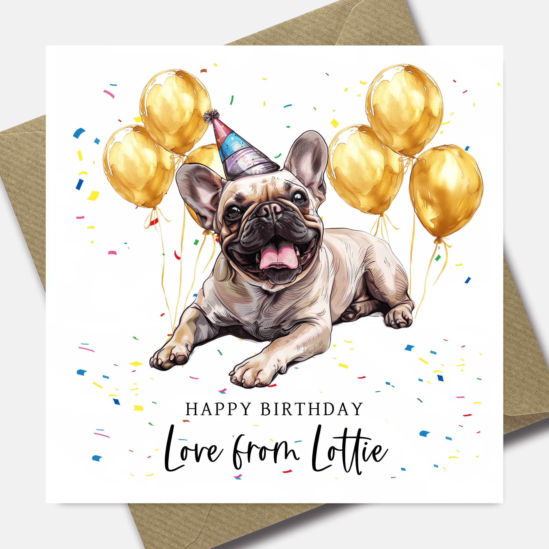 Dog Birthday Card - Personalised Dog card for Dad or Mum - him her son daughter - Picture 23 of 41