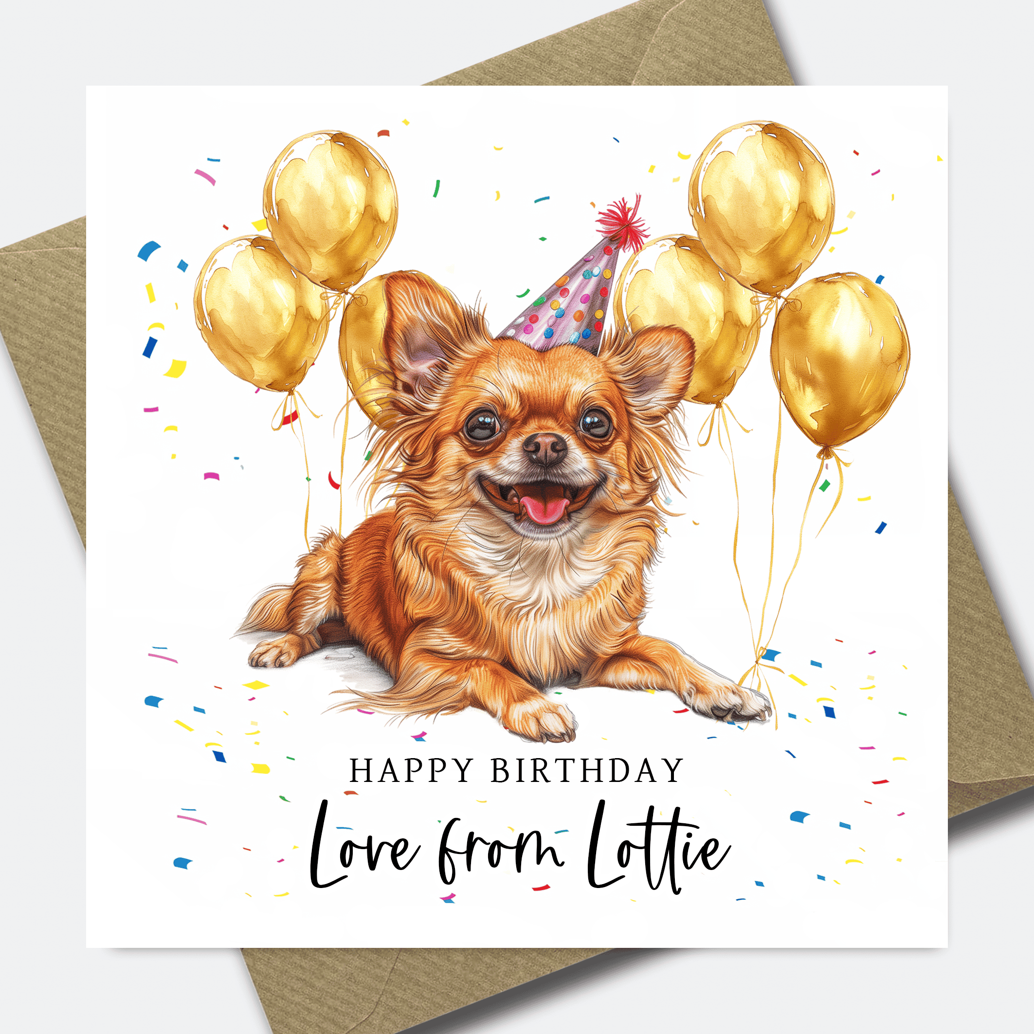 Dog Birthday Card - Personalised Dog card for Dad or Mum - him her son daughter - Picture 14 of 41
