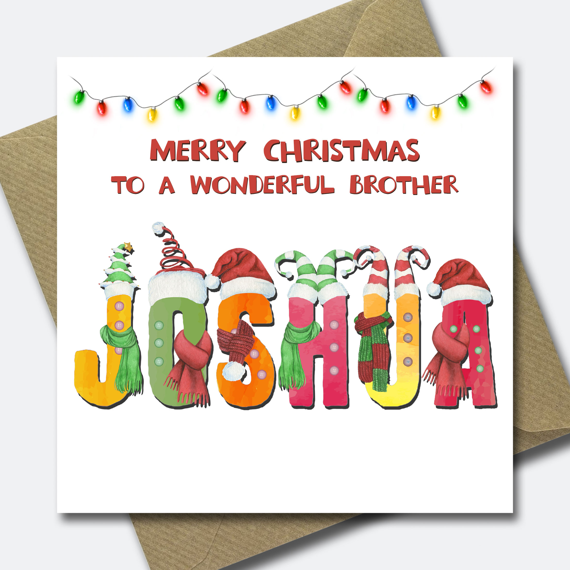 Personalised Christmas Card for Grandson Granddaughter Child Niece Nephew Son - Picture 8 of 33