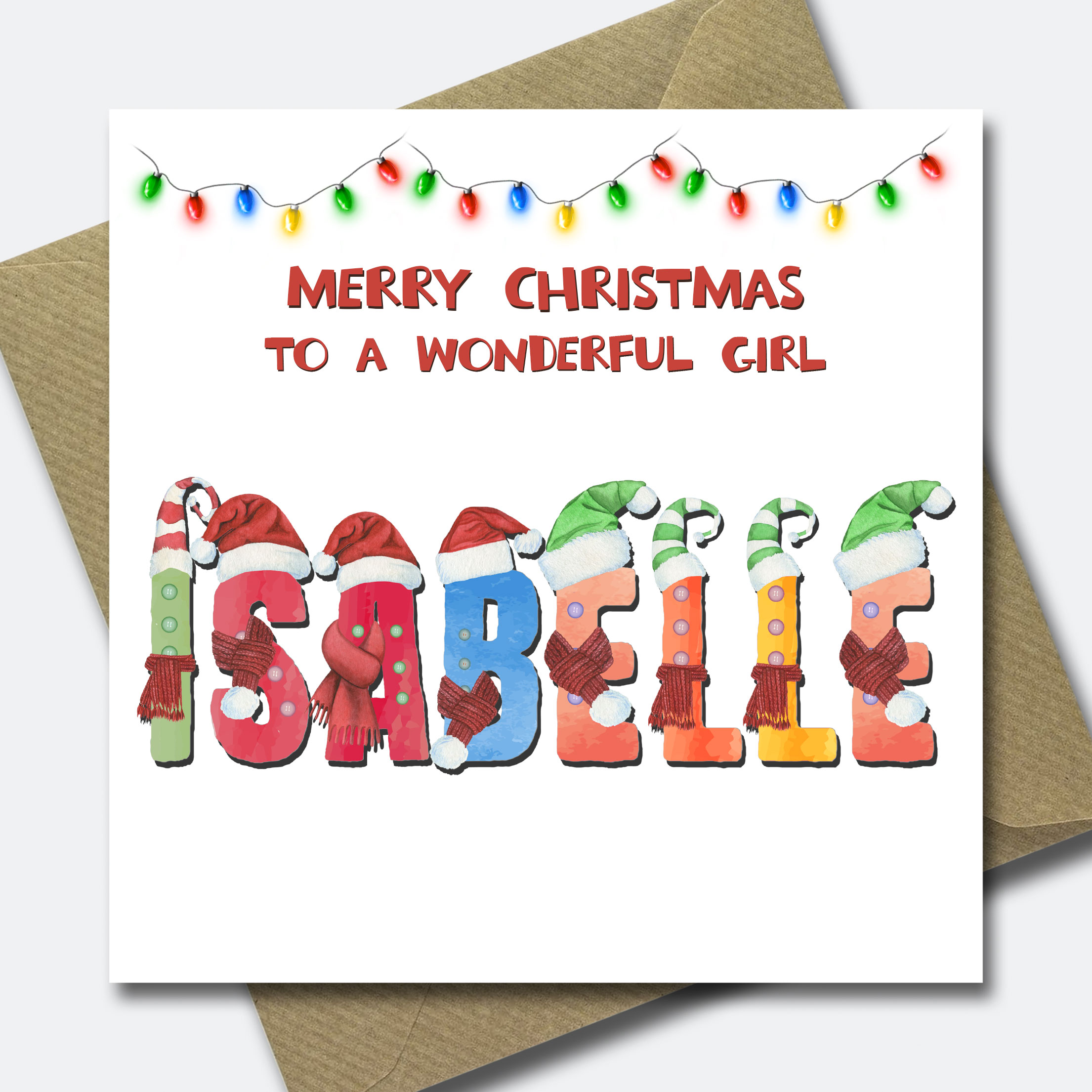 Personalised Christmas Card for Grandson Granddaughter Child Niece Nephew Son - Picture 13 of 33