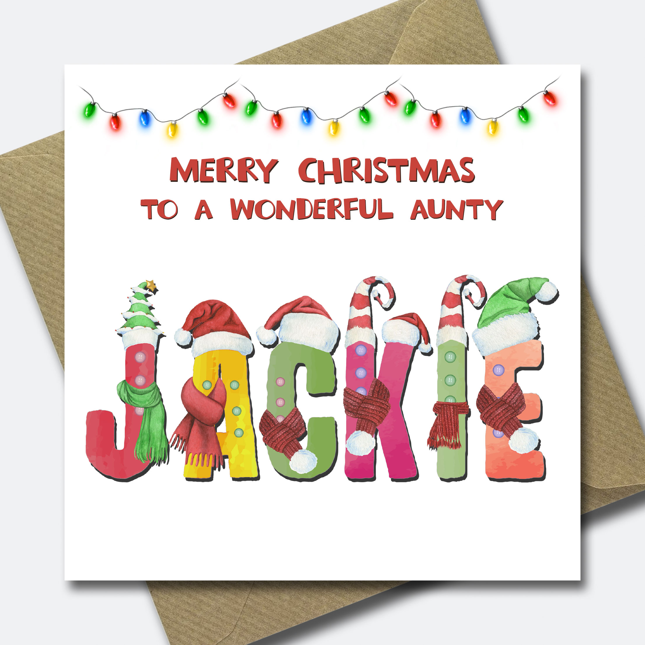 Personalised Christmas Card for Grandson Granddaughter Child Niece Nephew Son - Picture 33 of 33