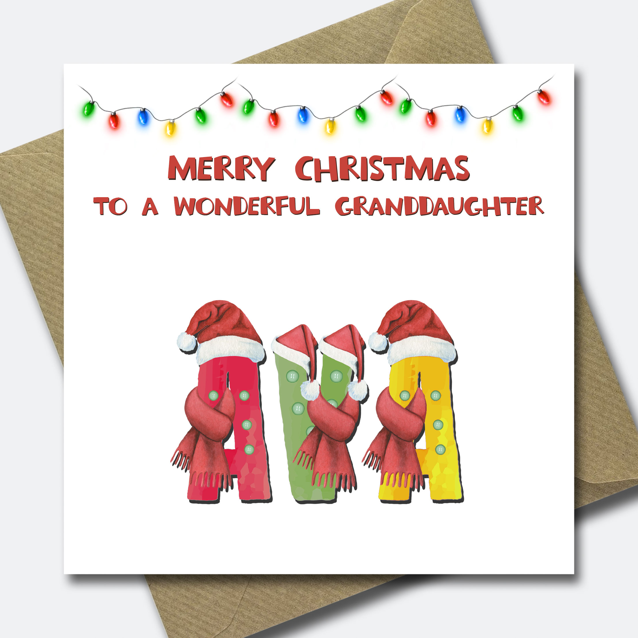 Personalised Christmas Card for Grandson Granddaughter Child Niece Nephew Son - Picture 17 of 33