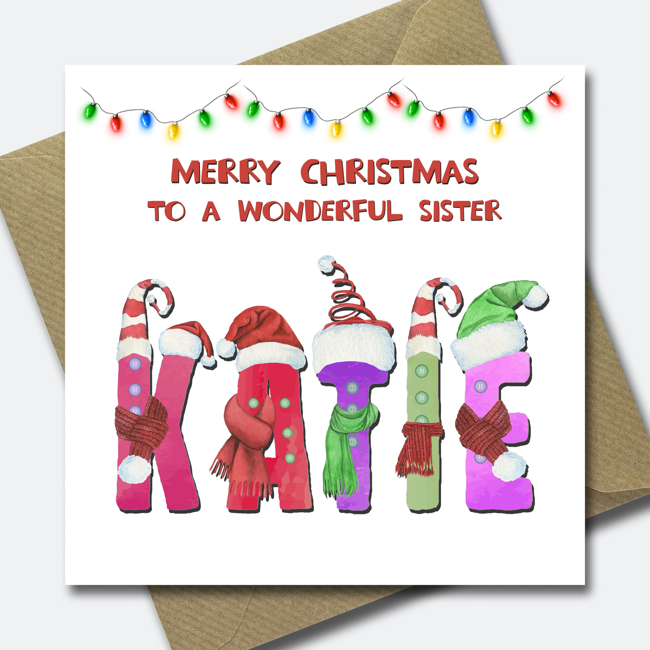 Personalised Christmas Card for Grandson Granddaughter Child Niece Nephew Son - Picture 27 of 33