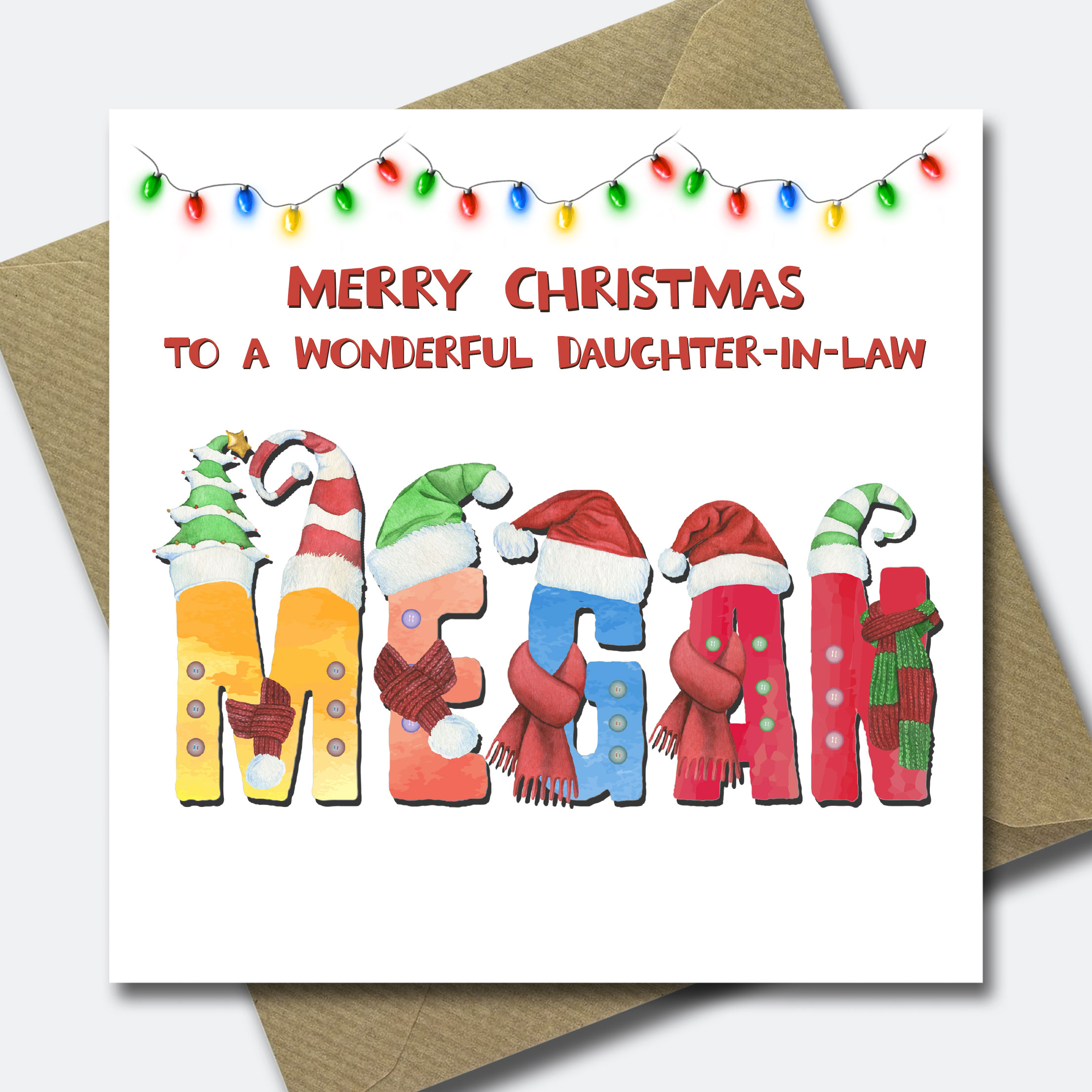 Personalised Christmas Card for Grandson Granddaughter Child Niece Nephew Son - Picture 10 of 33