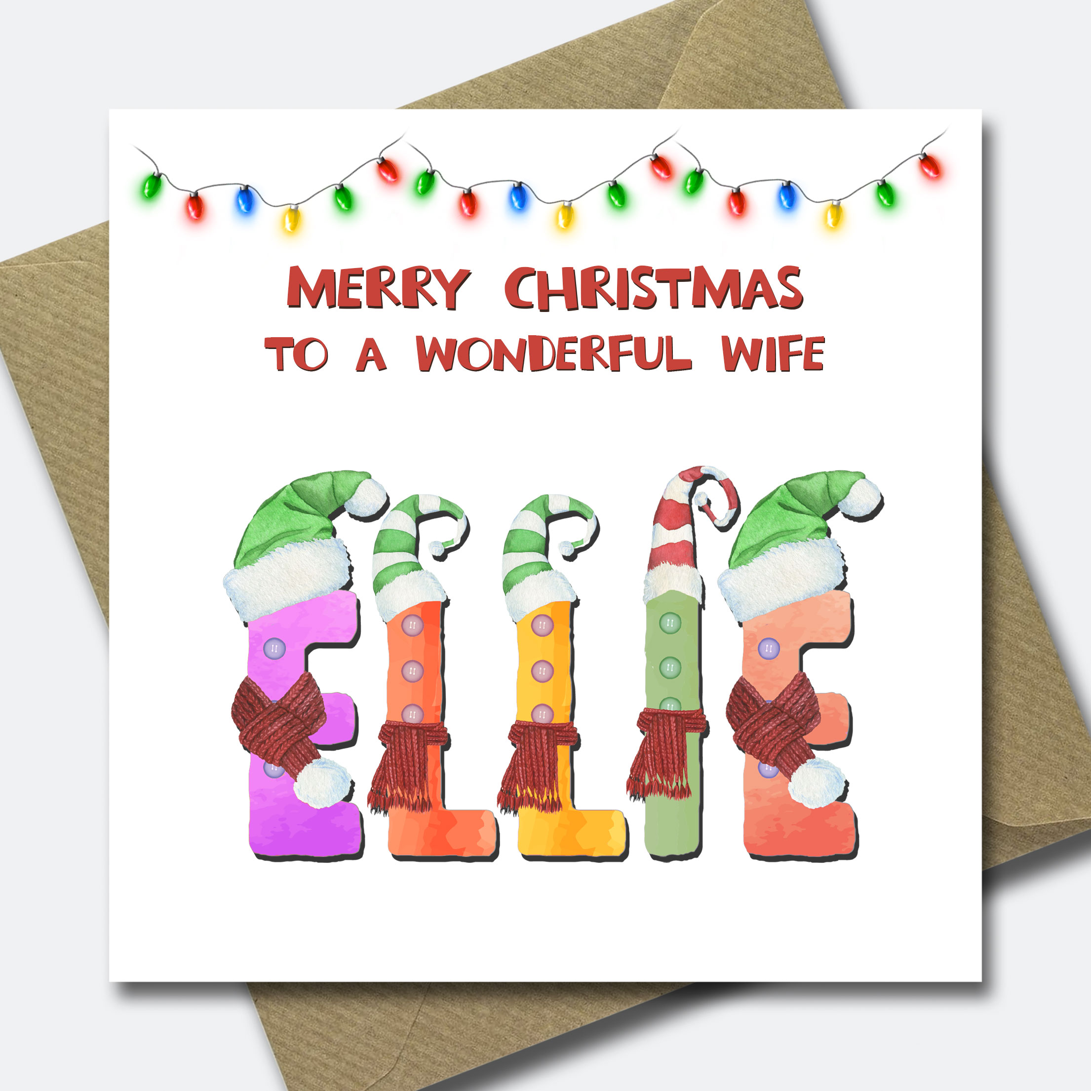 Personalised Christmas Card for Grandson Granddaughter Child Niece Nephew Son - Picture 31 of 33