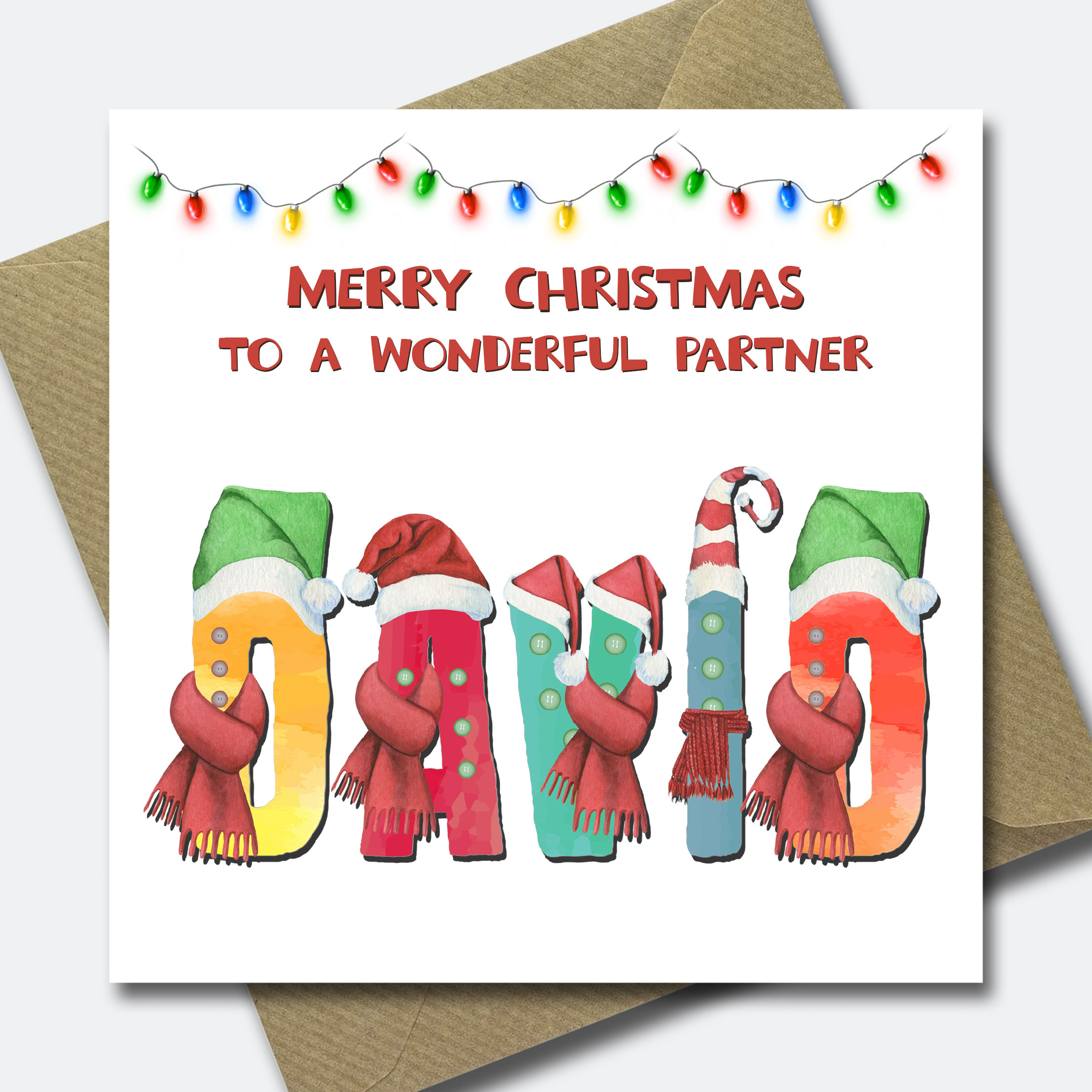 Personalised Christmas Card for Grandson Granddaughter Child Niece Nephew Son - Picture 26 of 33