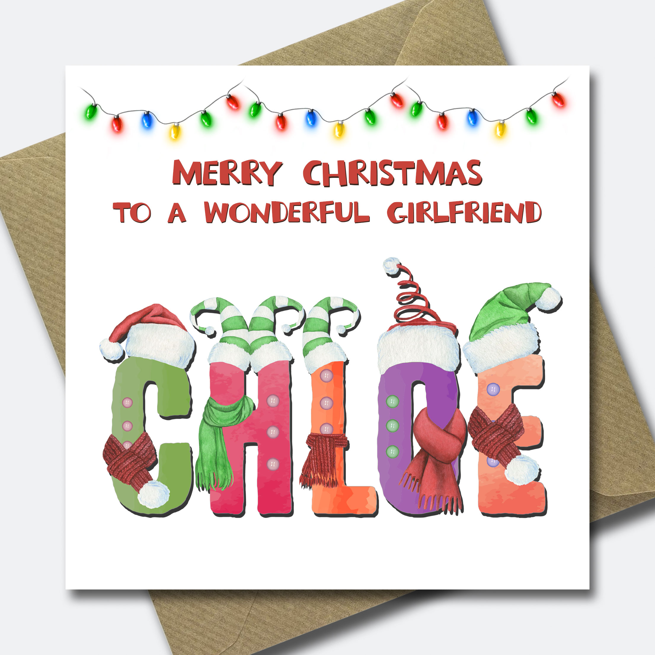 Personalised Christmas Card for Grandson Granddaughter Child Niece Nephew Son - Picture 14 of 33
