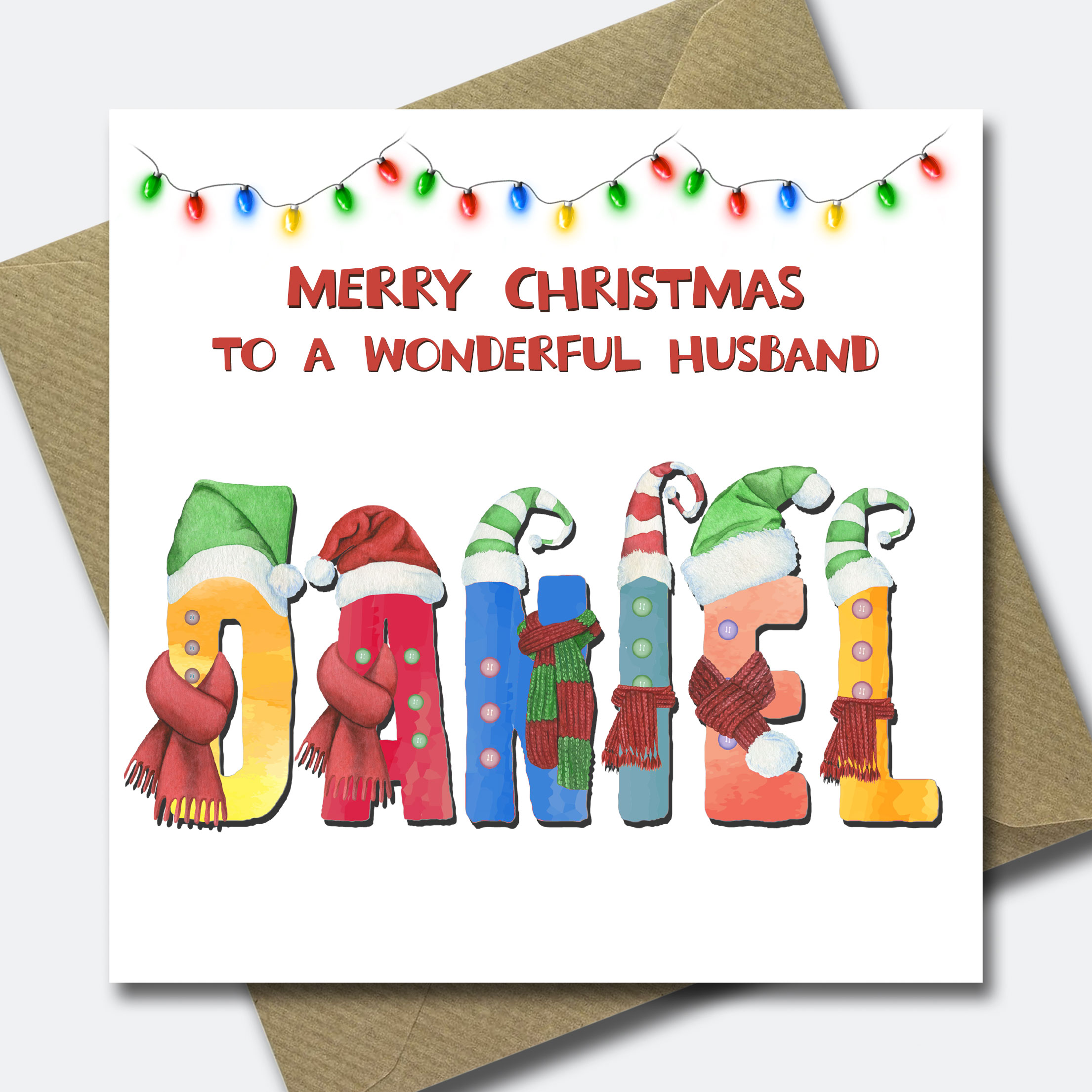 Personalised Christmas Card for Grandson Granddaughter Child Niece Nephew Son - Picture 23 of 33