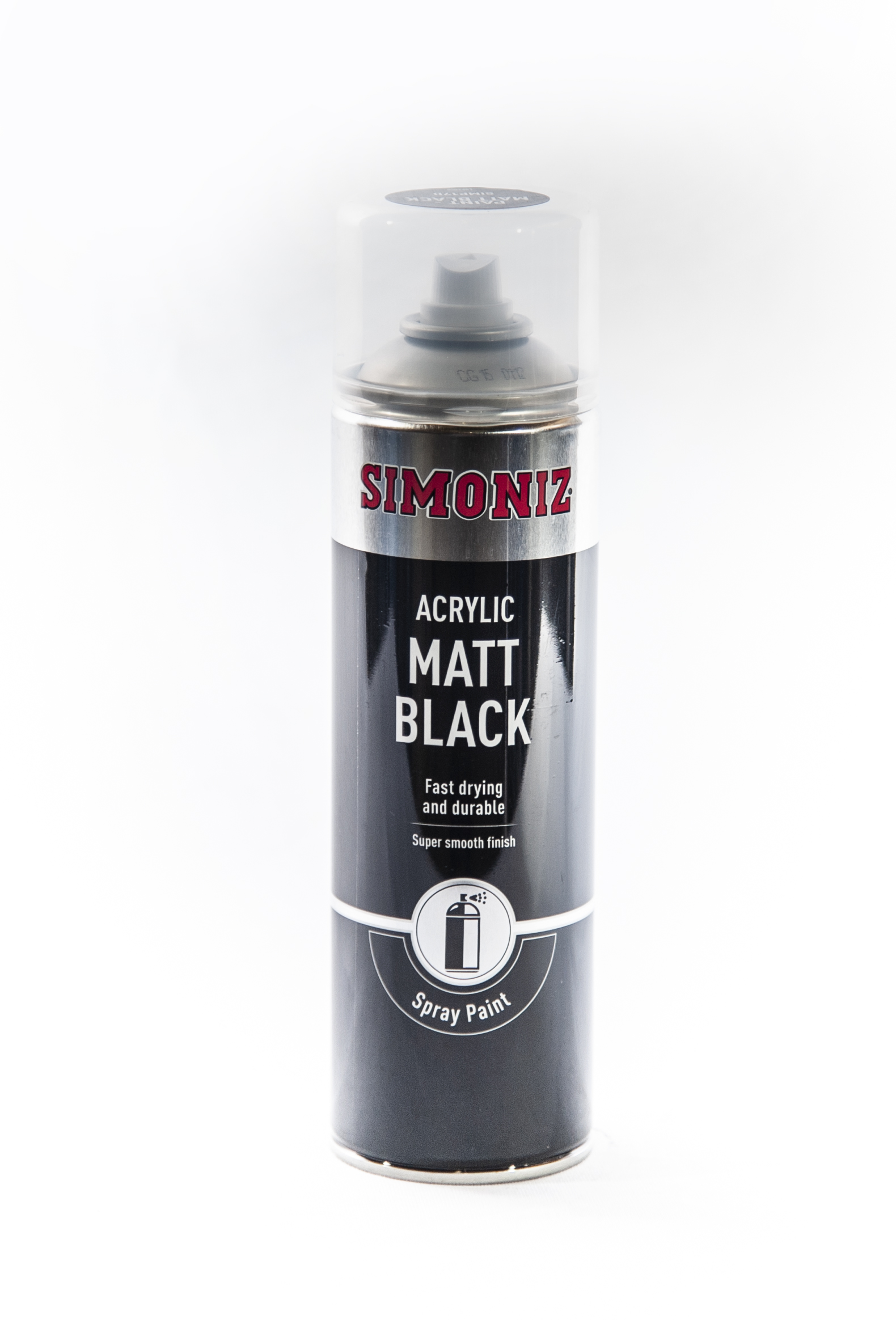 SIMONIZ Spray Paints - Gloss/Satin/Matt Black/VHT Matt Black 500ml Aerosol