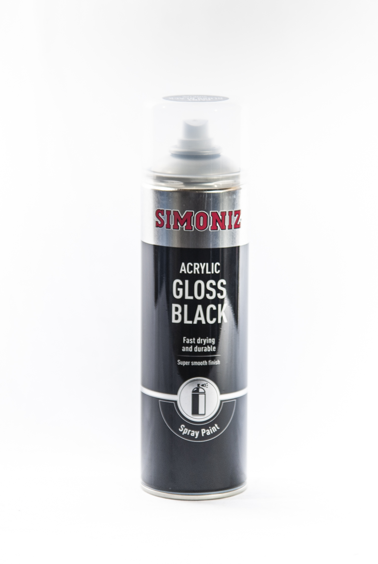 SIMONIZ Spray Paints - Gloss/Satin/Matt Black/VHT Matt Black 500ml Aerosol
