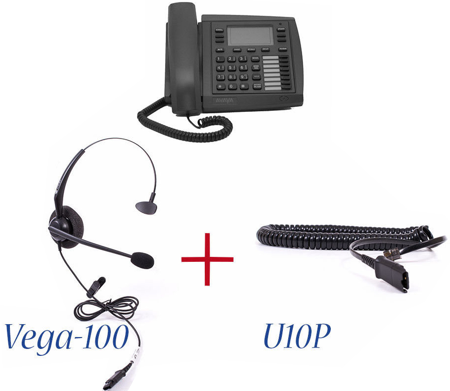 6424D 20CC 8520 ISDN 9110 9330 Office Phone Headset Avaya 2010 2030 2050 6408D