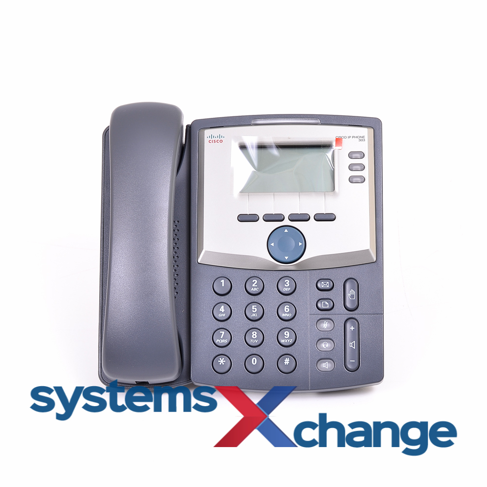 Cisco SPA303 3 Line SIP Unified Phone SPA 303 Corded With UK Power